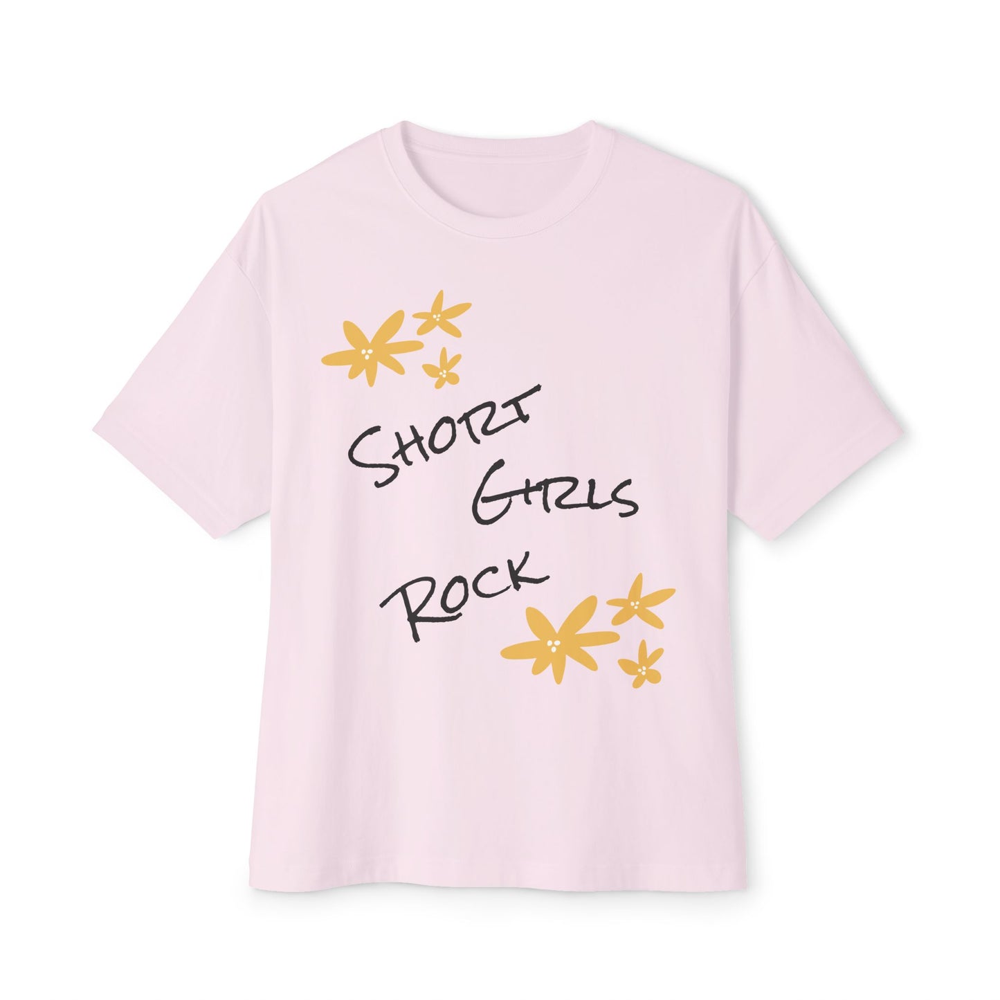 Oversized Tee Yellow Flower