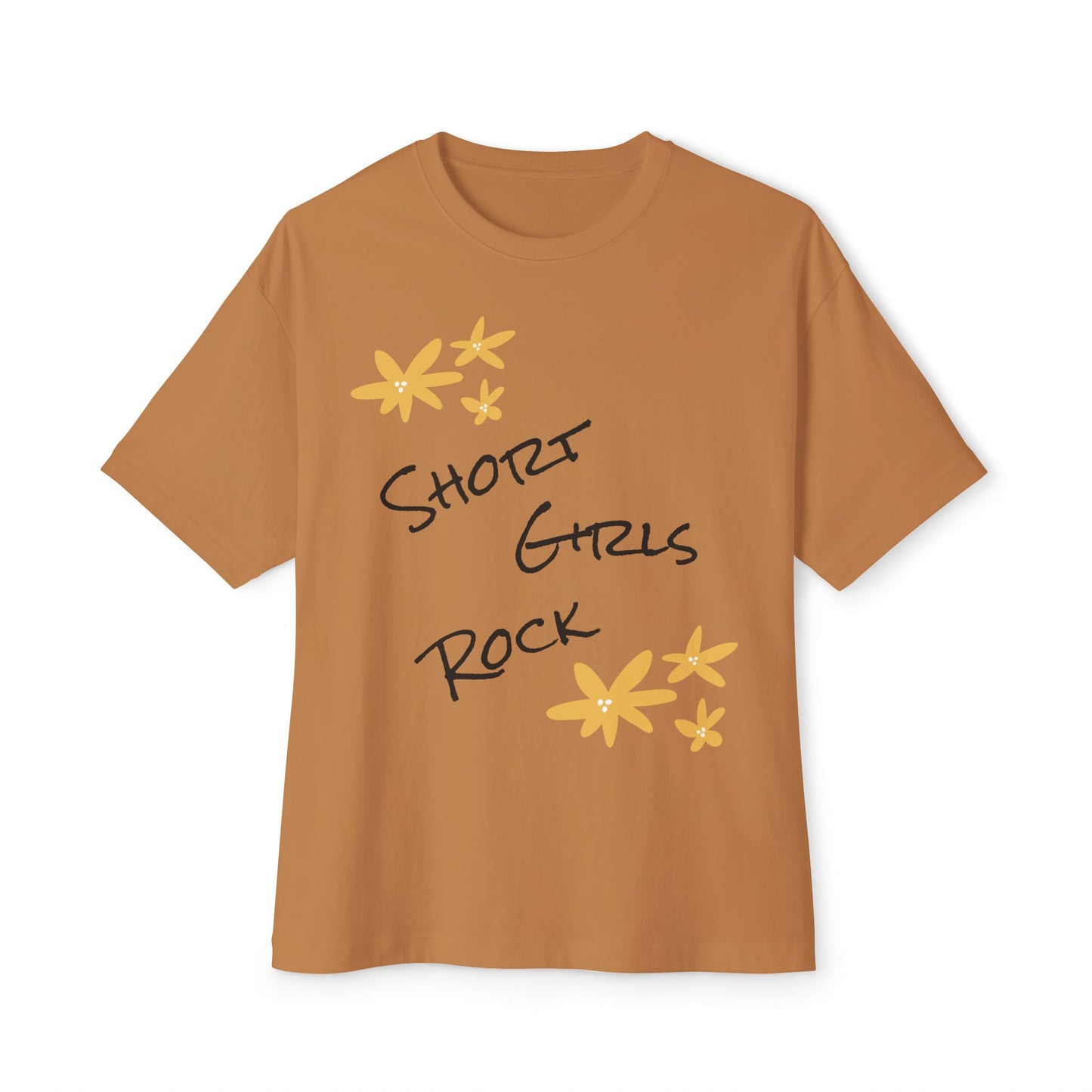 Oversized Tee Yellow Flower