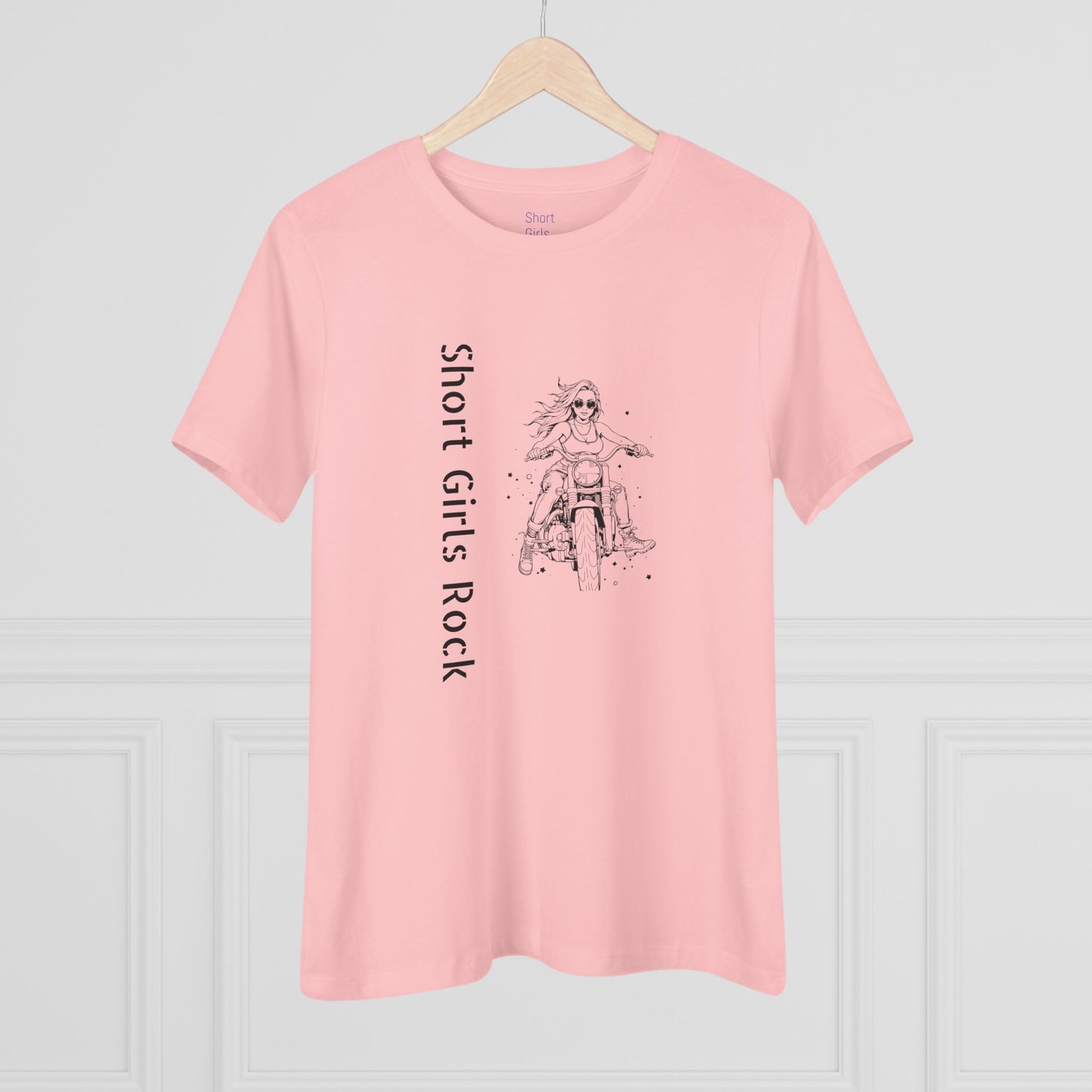 Women's Cotton Tee - Motorcycle Girl