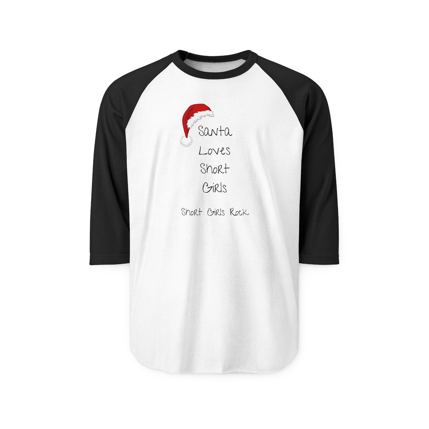 Three-Quarter Sleeve Raglan Shirt for Holidays