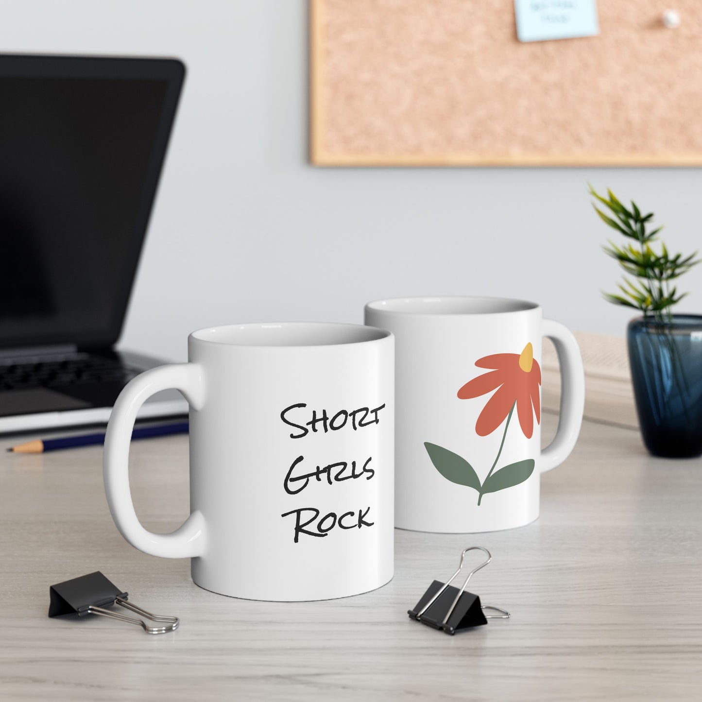 Ceramic Mug, (11 oz.). For the love of coffee beans.