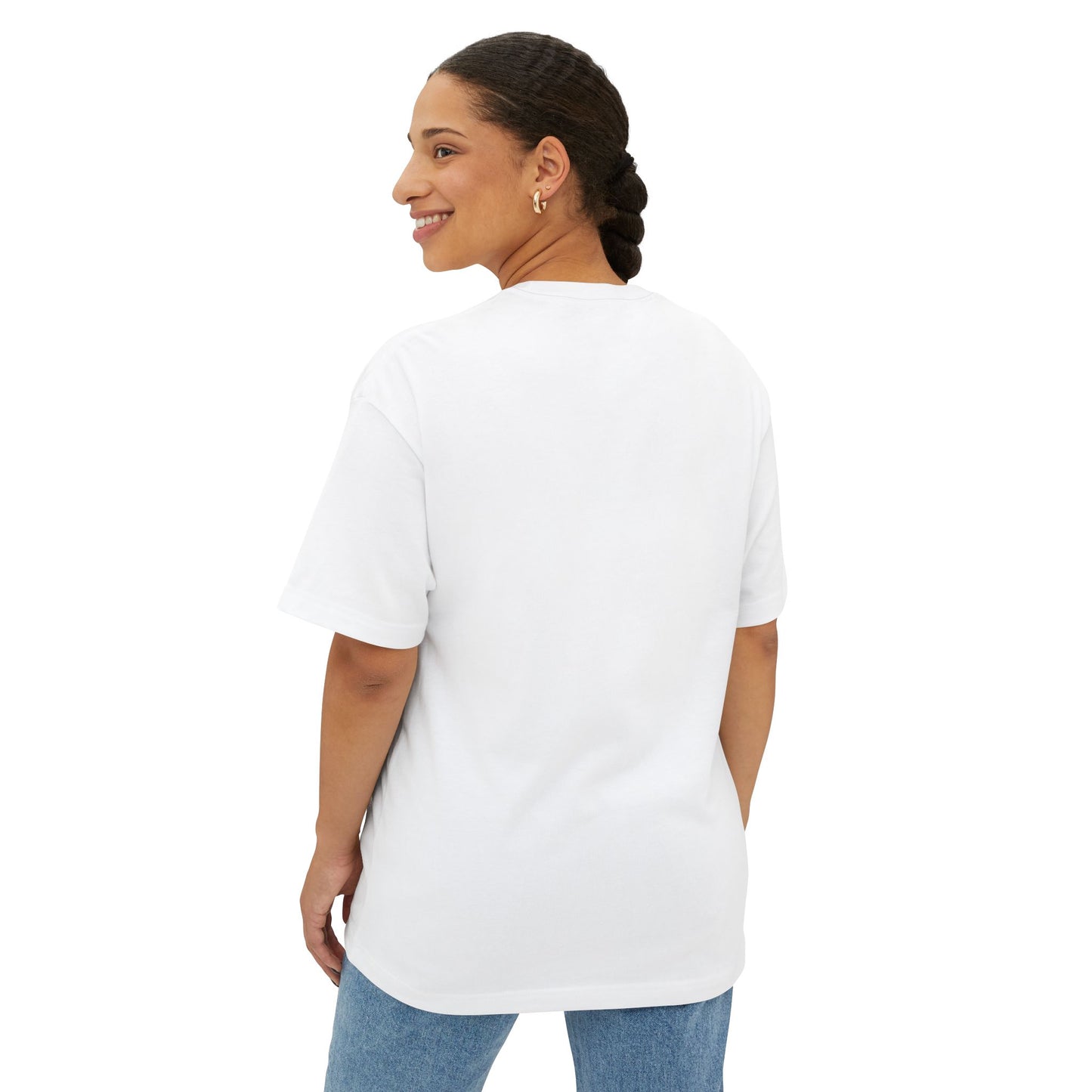 Oversized Tee Yellow Flower