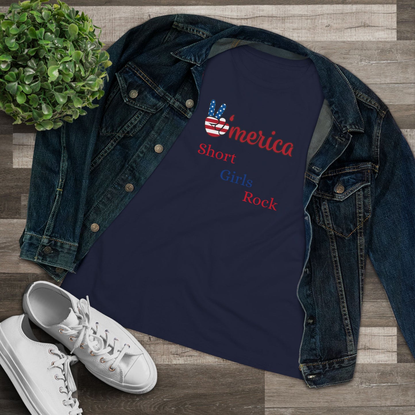 Women's Cotton Tee - Celebrate Independence Day!