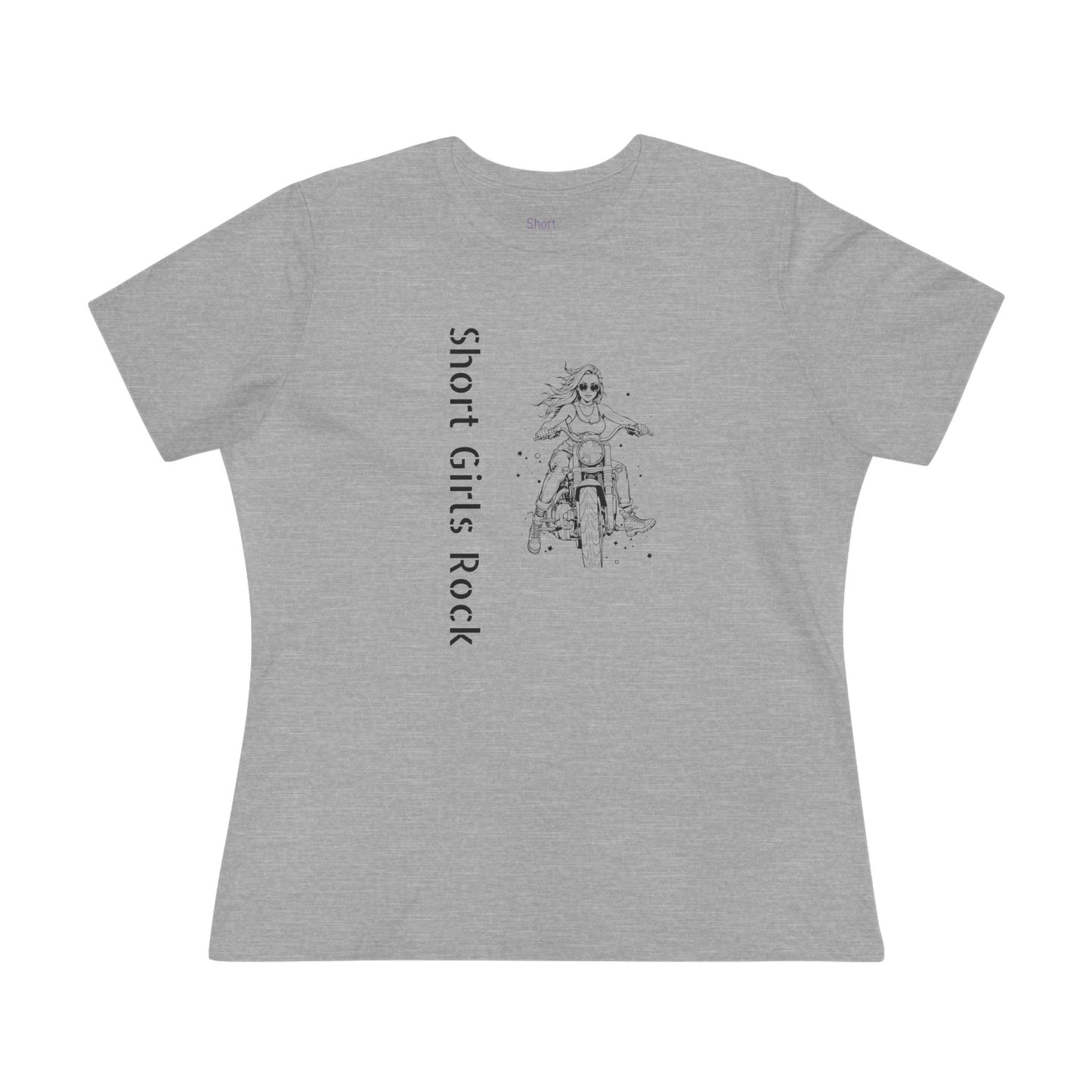 Women's Cotton Tee - Motorcycle Girl