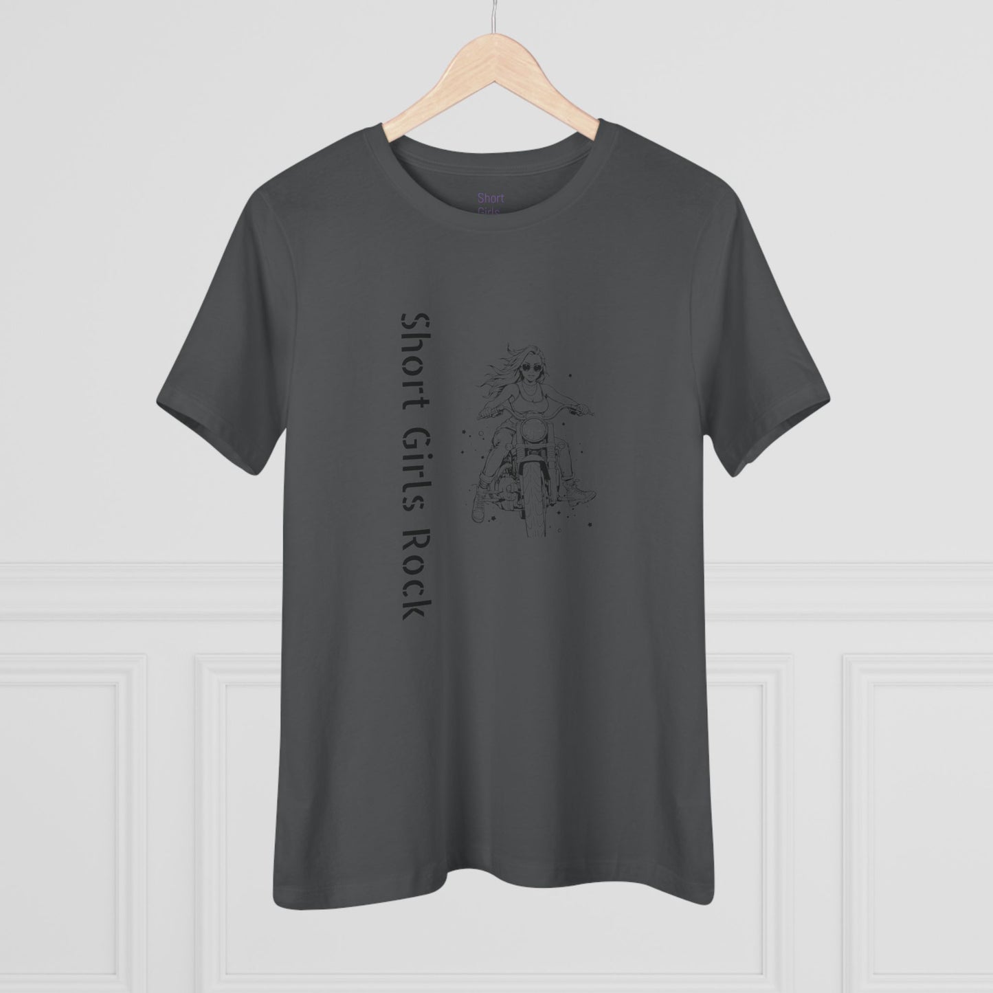 Women's Cotton Tee - Motorcycle Girl