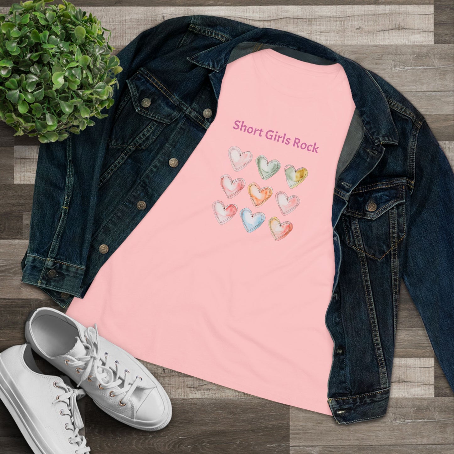 Hearts Hearts Hearts - Women's Cotton Tee