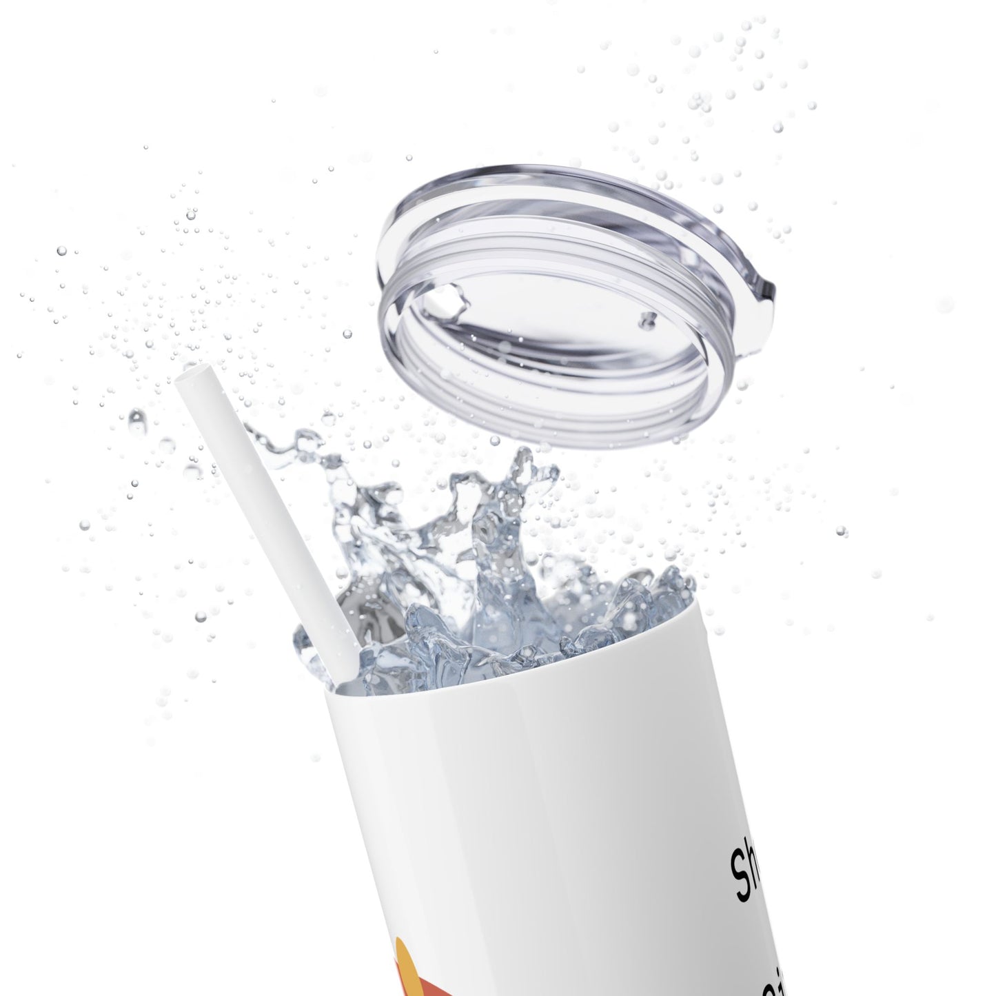 Skinny Tumbler with Straw, 20 oz