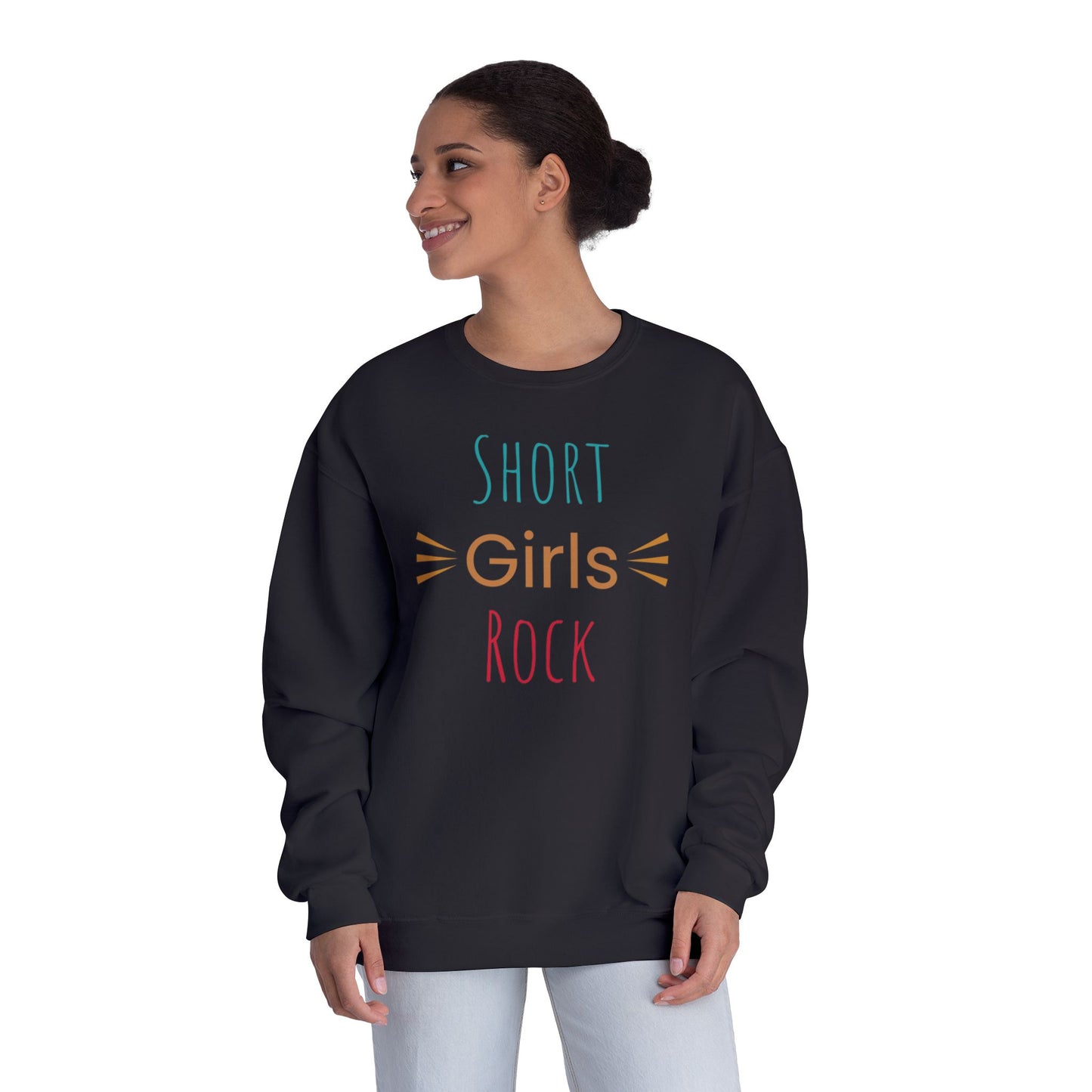 Warm and soft - Crewneck Sweatshirt - Short Girls Rock