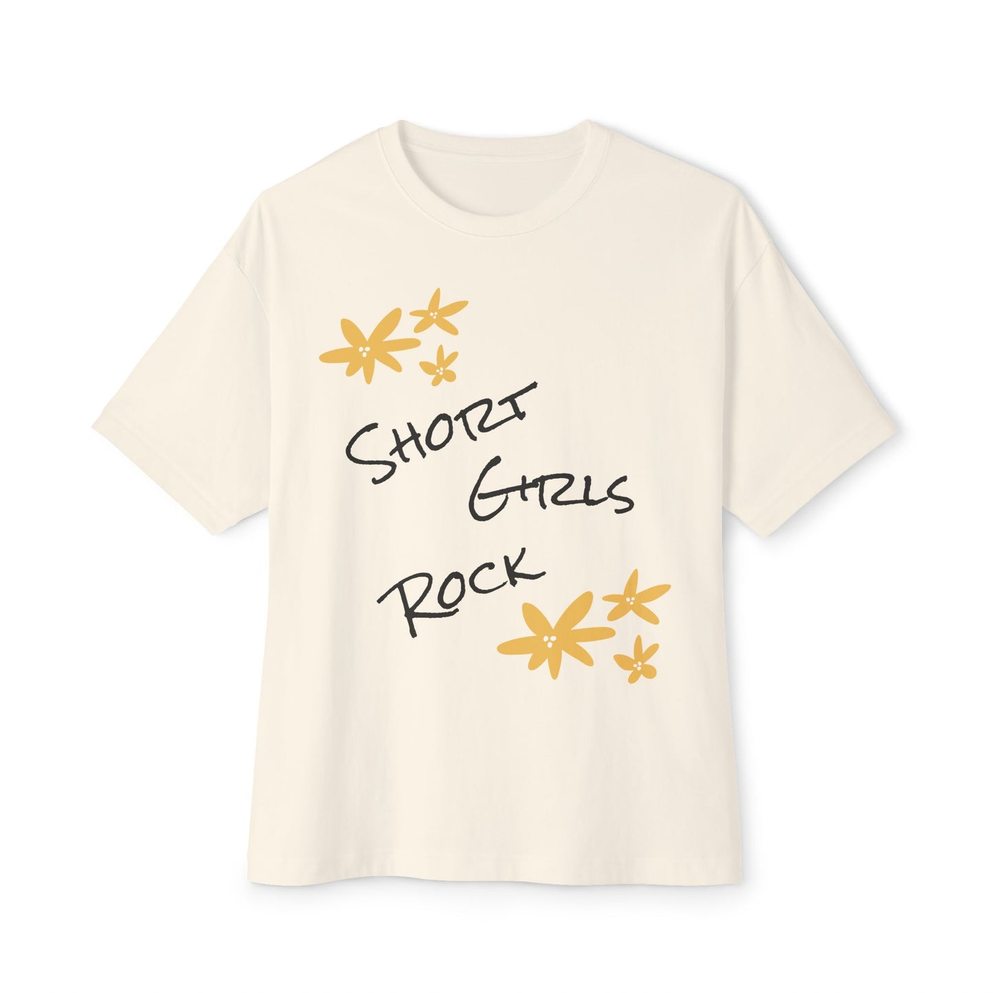 Oversized Tee Yellow Flower