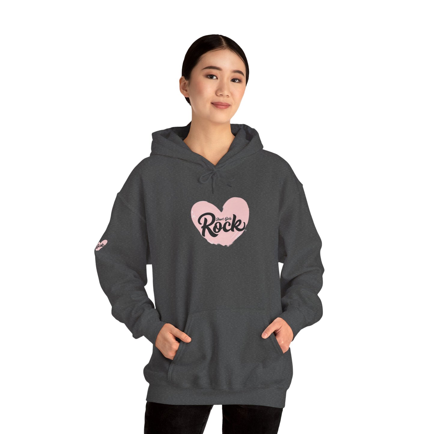 Pink Heart Unisex Fit Hoodie