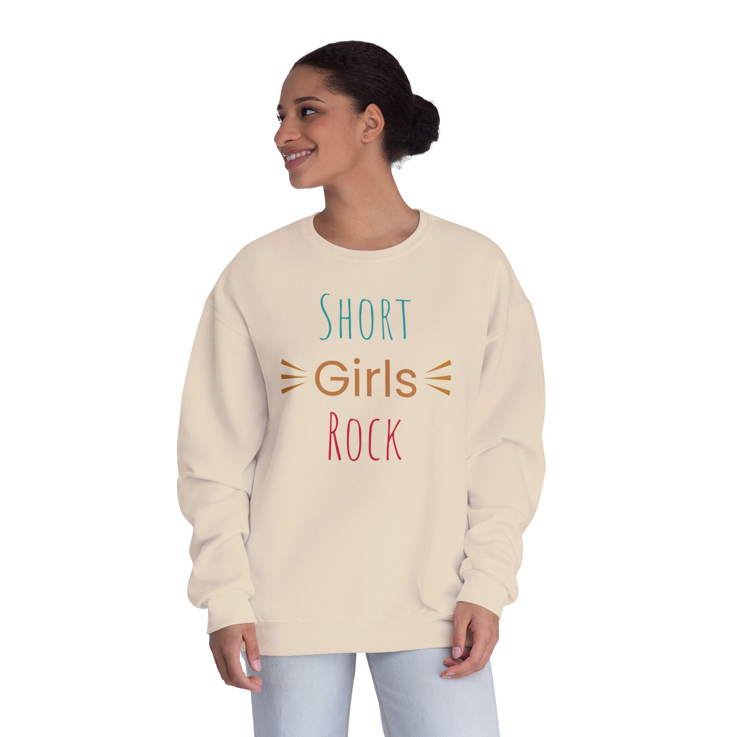 Warm and soft - Crewneck Sweatshirt - Short Girls Rock