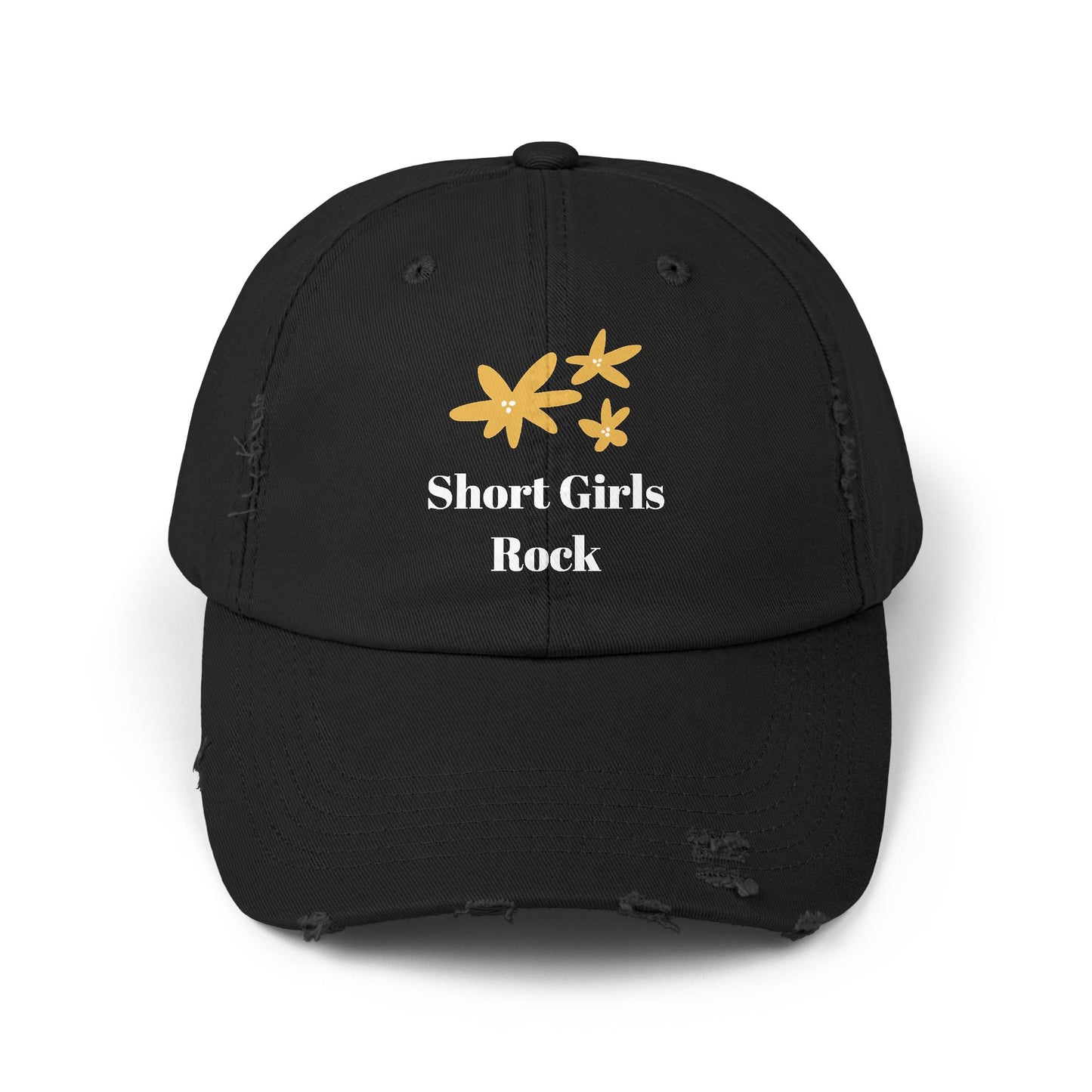 Unisex Distressed Cap - Basic Black