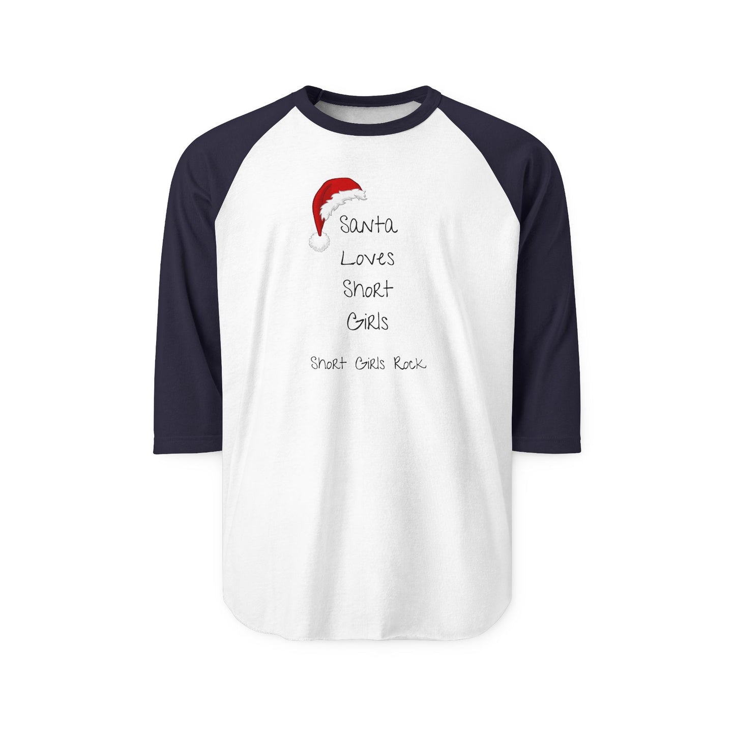 Three-Quarter Sleeve Raglan Shirt for Holidays