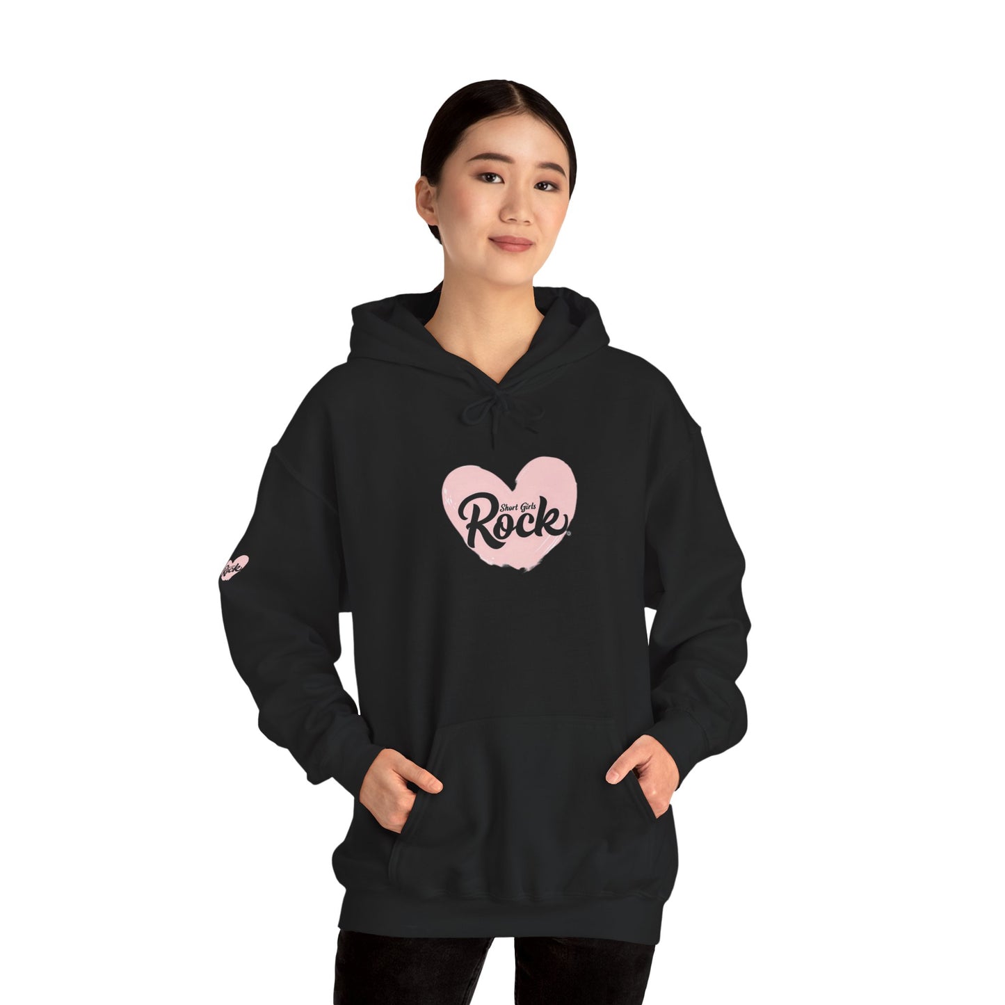 Pink Heart Unisex Fit Hoodie