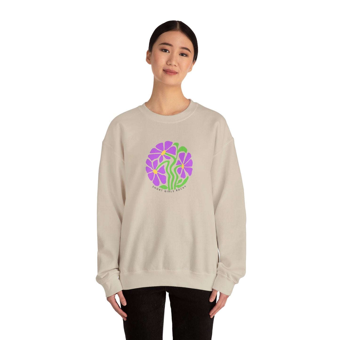 Retro Design Crewneck Sweatshirt Comfort