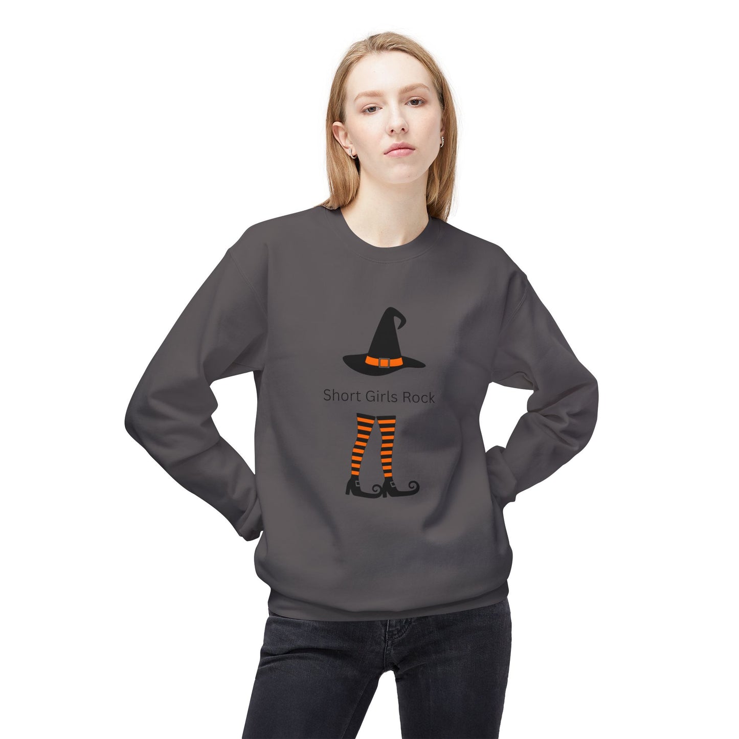 Midweight Softstyle Fleece Good Witch - Bad Witch Crewneck Sweatshirt