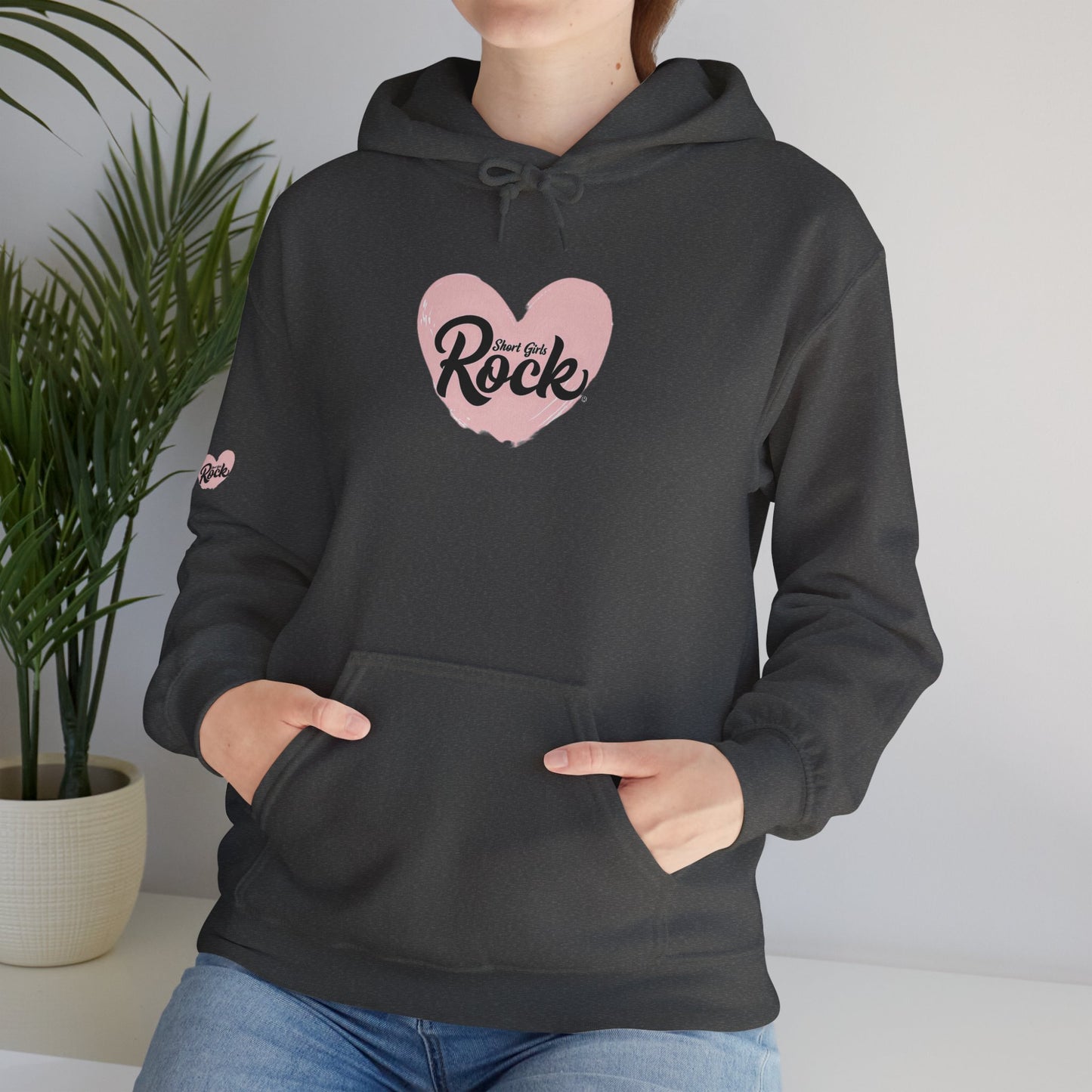 Pink Heart Unisex Fit Hoodie