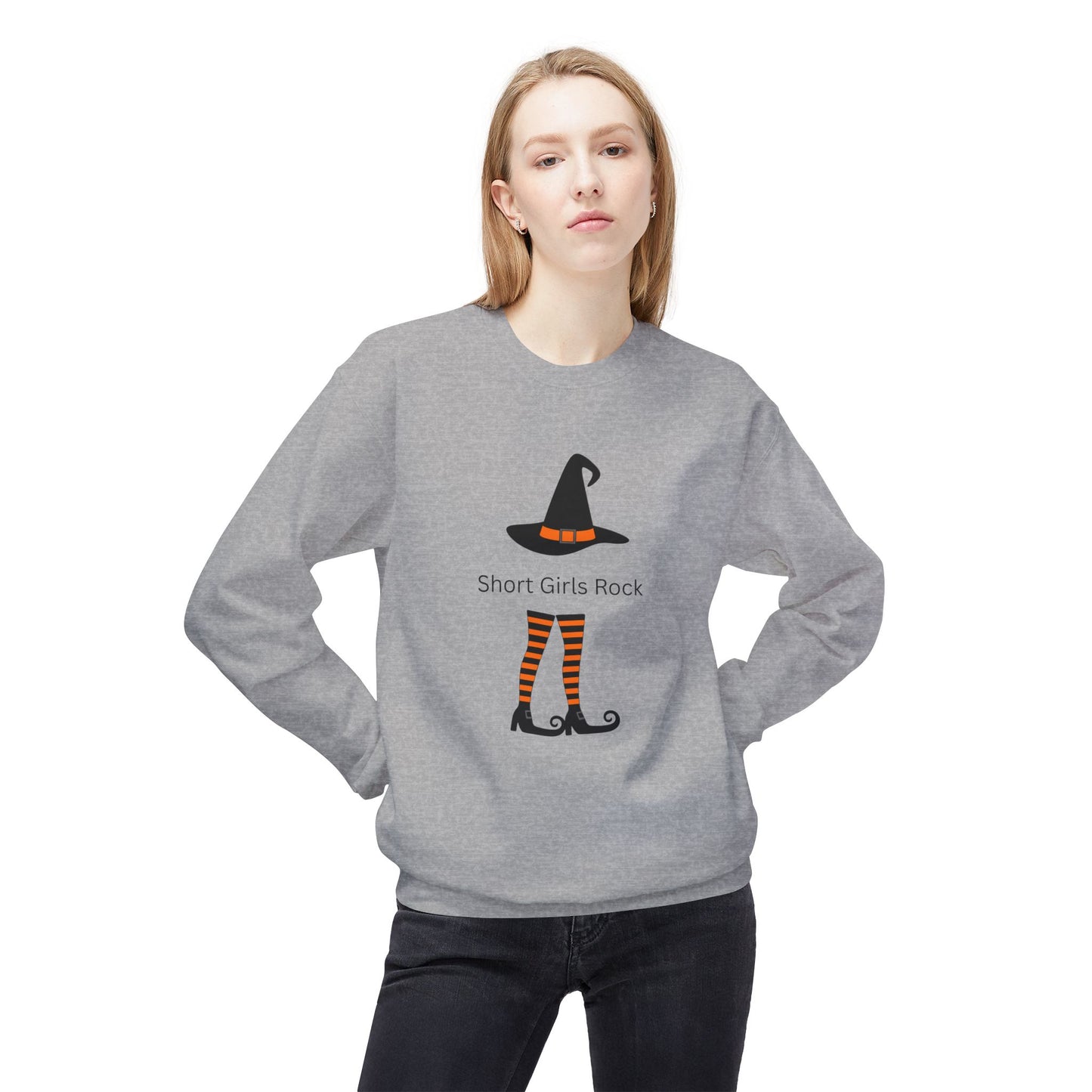 Midweight Softstyle Fleece Good Witch - Bad Witch Crewneck Sweatshirt