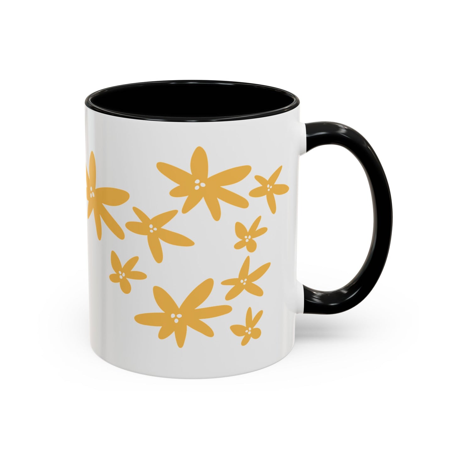 Coffee Mug Yellow Flowers (11oz and 15oz)