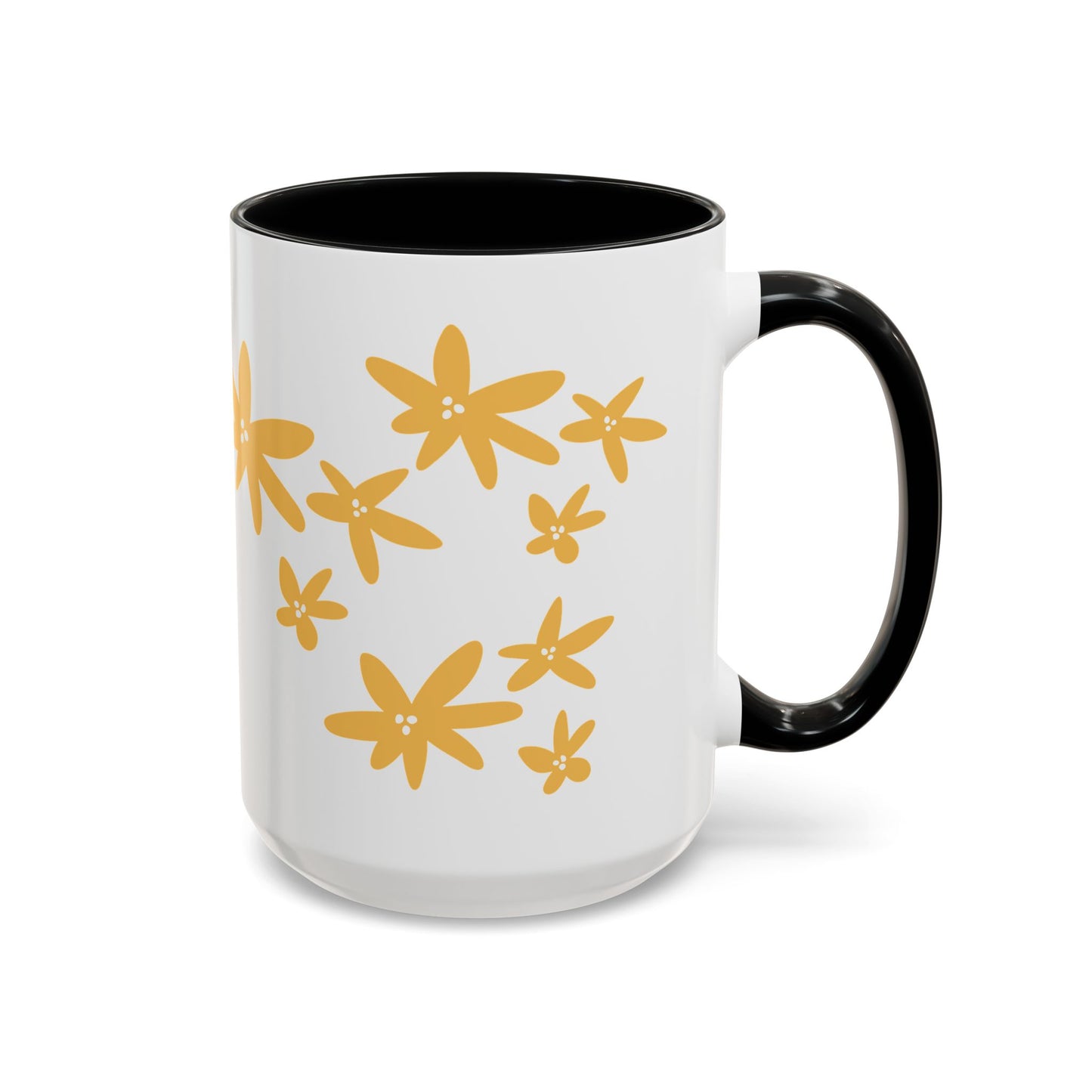 Coffee Mug Yellow Flowers (11oz and 15oz)