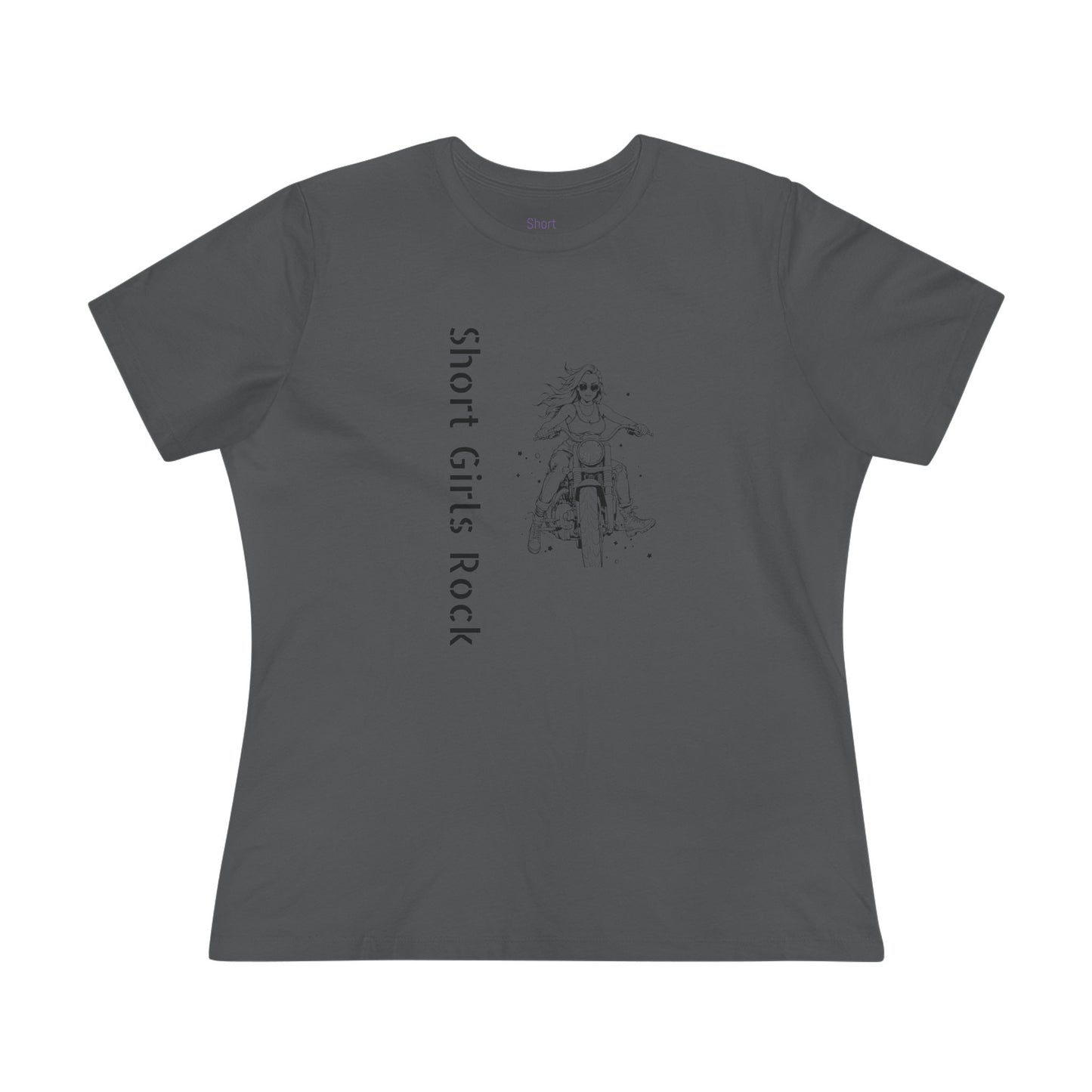 Women's Cotton Tee - Motorcycle Girl
