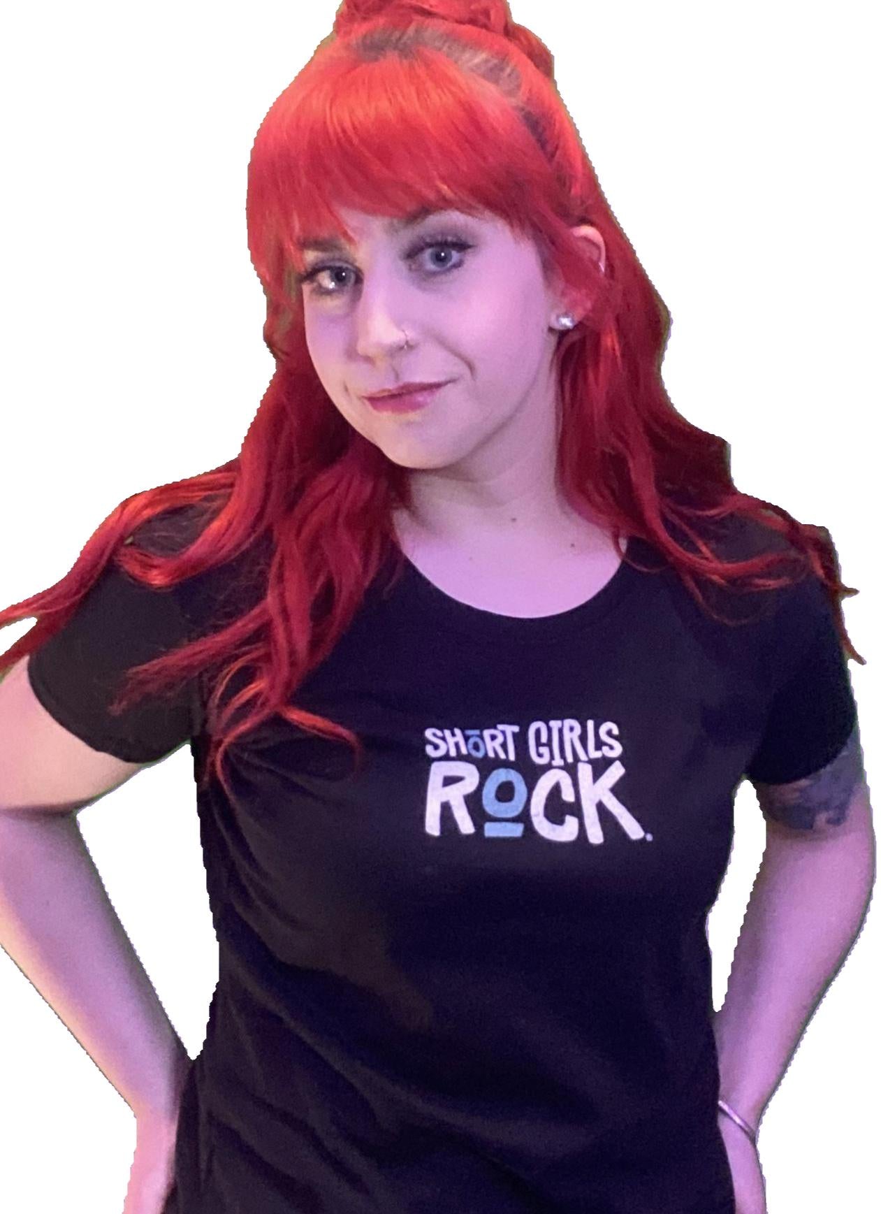 T-Shirt with scoop neck and curved hem