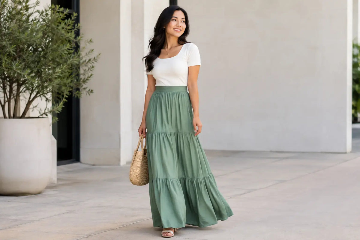 Can Petites Wear Maxi Skirts? Absolutely.