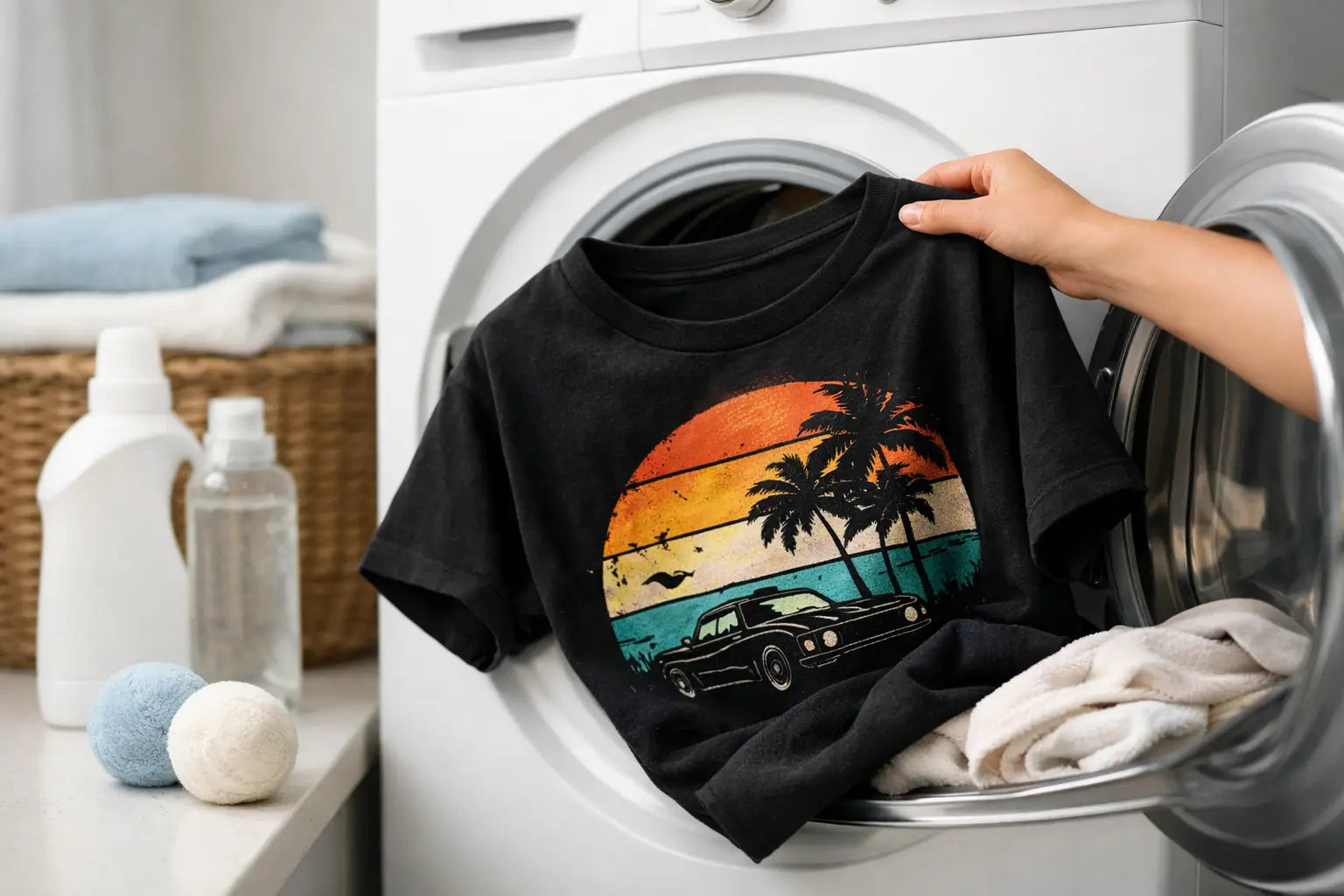 How to Wash Graphic Shirts Without Fading Them