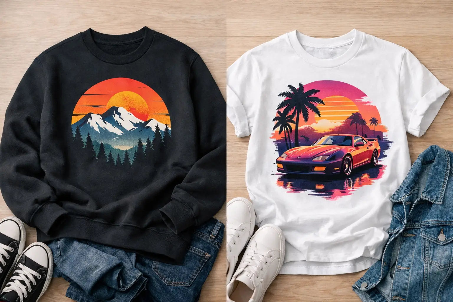 Graphic Sweatshirts Versus Graphic Tees