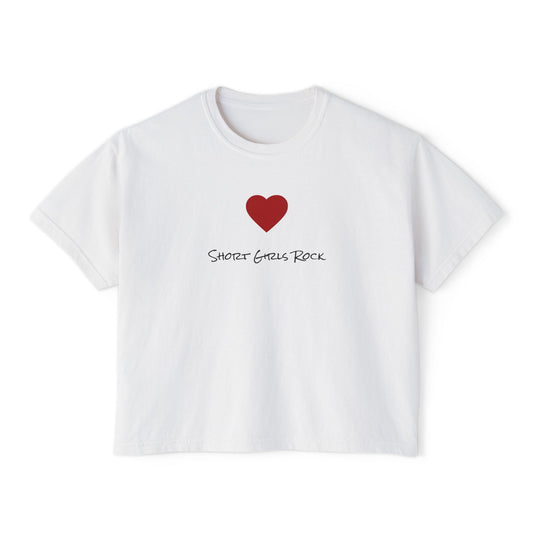 You Are My Heart Women's Boxy Tee — Romantic Valentine’s Day Casual Top