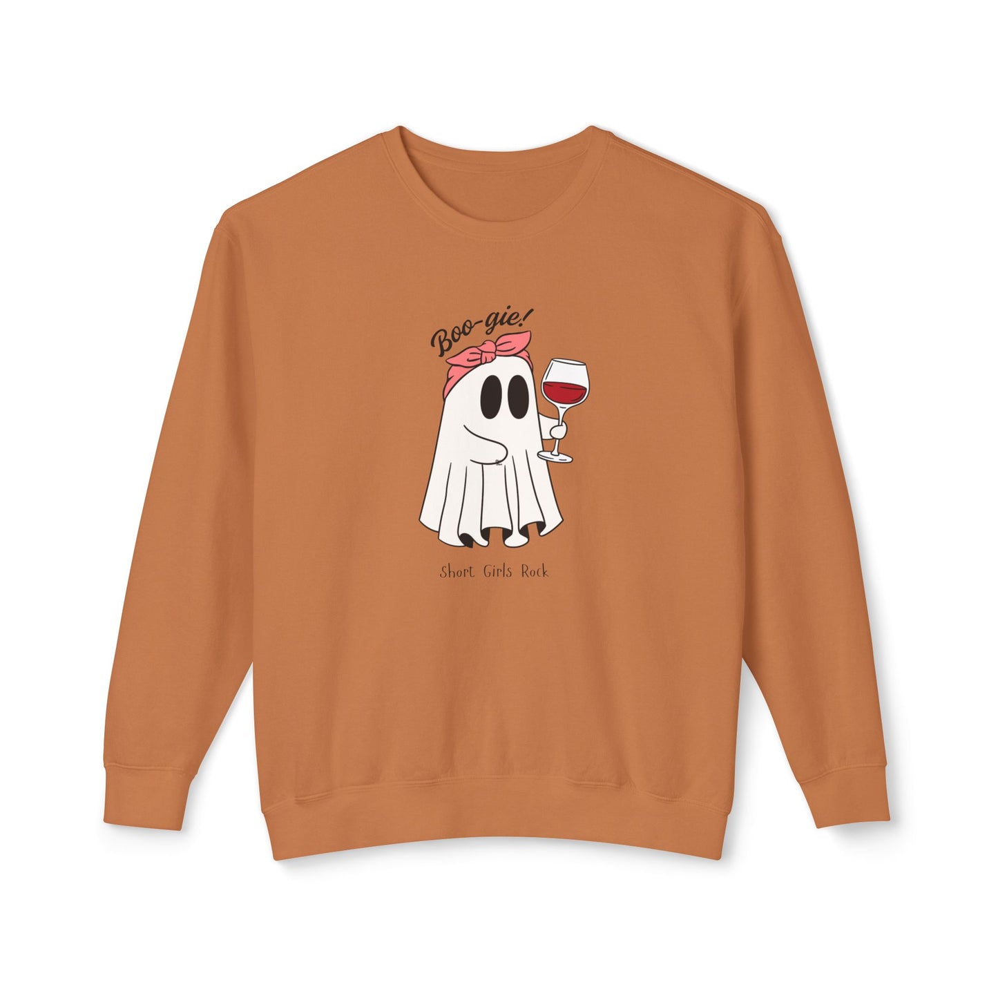 Boo-gie Halloween Fun Lightweight Crewneck Sweatshirt