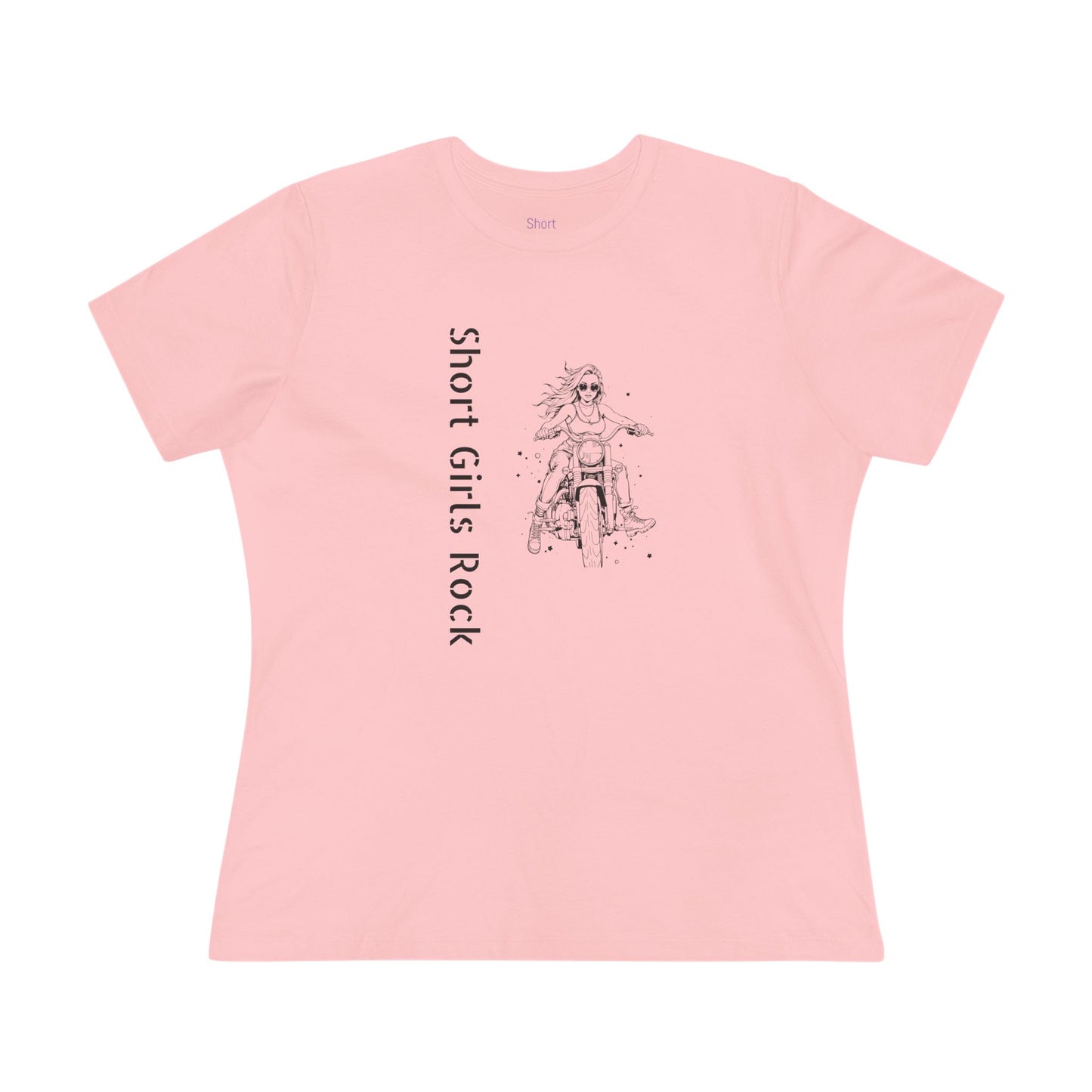 Women's Cotton Tee - Motorcycle Girl