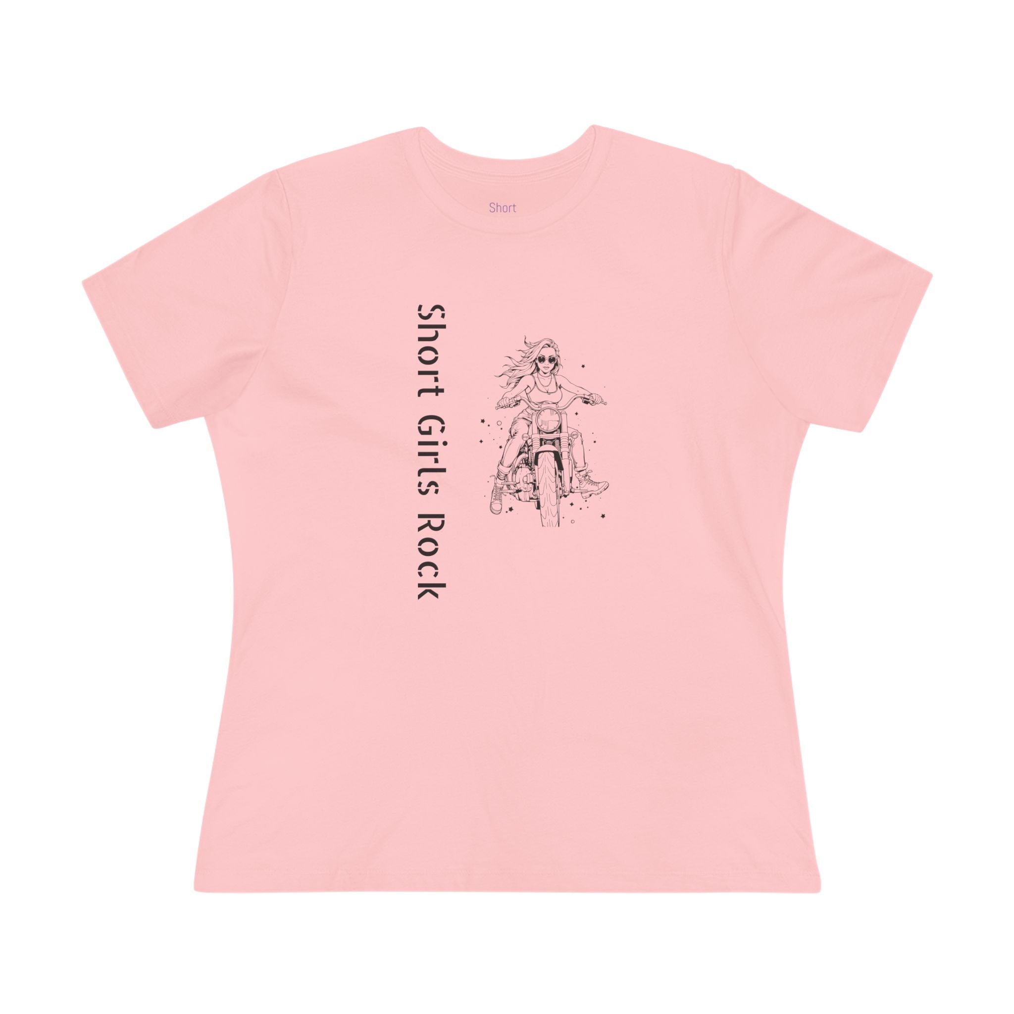 Women's Cotton Tee - Motorcycle Girl