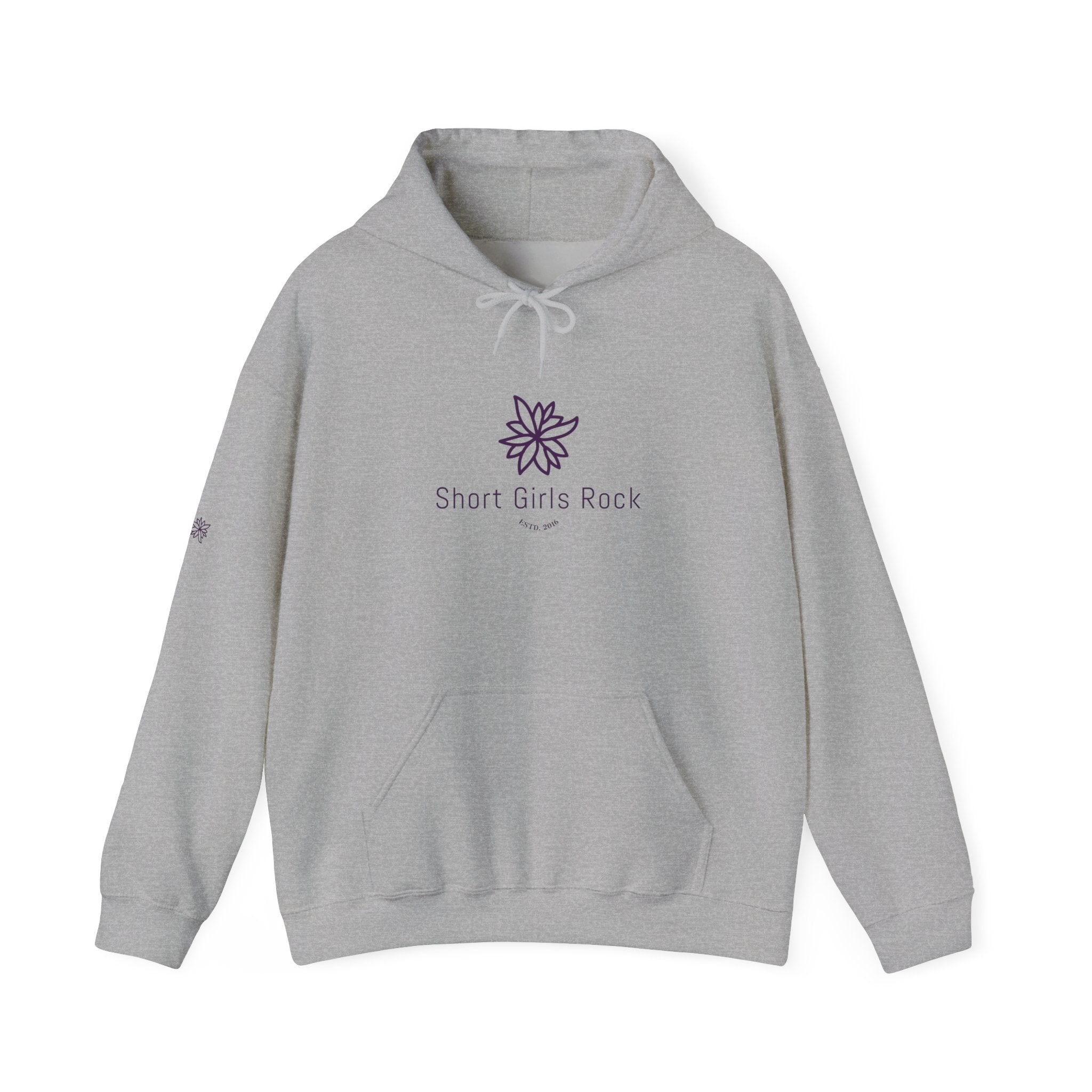 Be an Original.   Purple flower hoodie