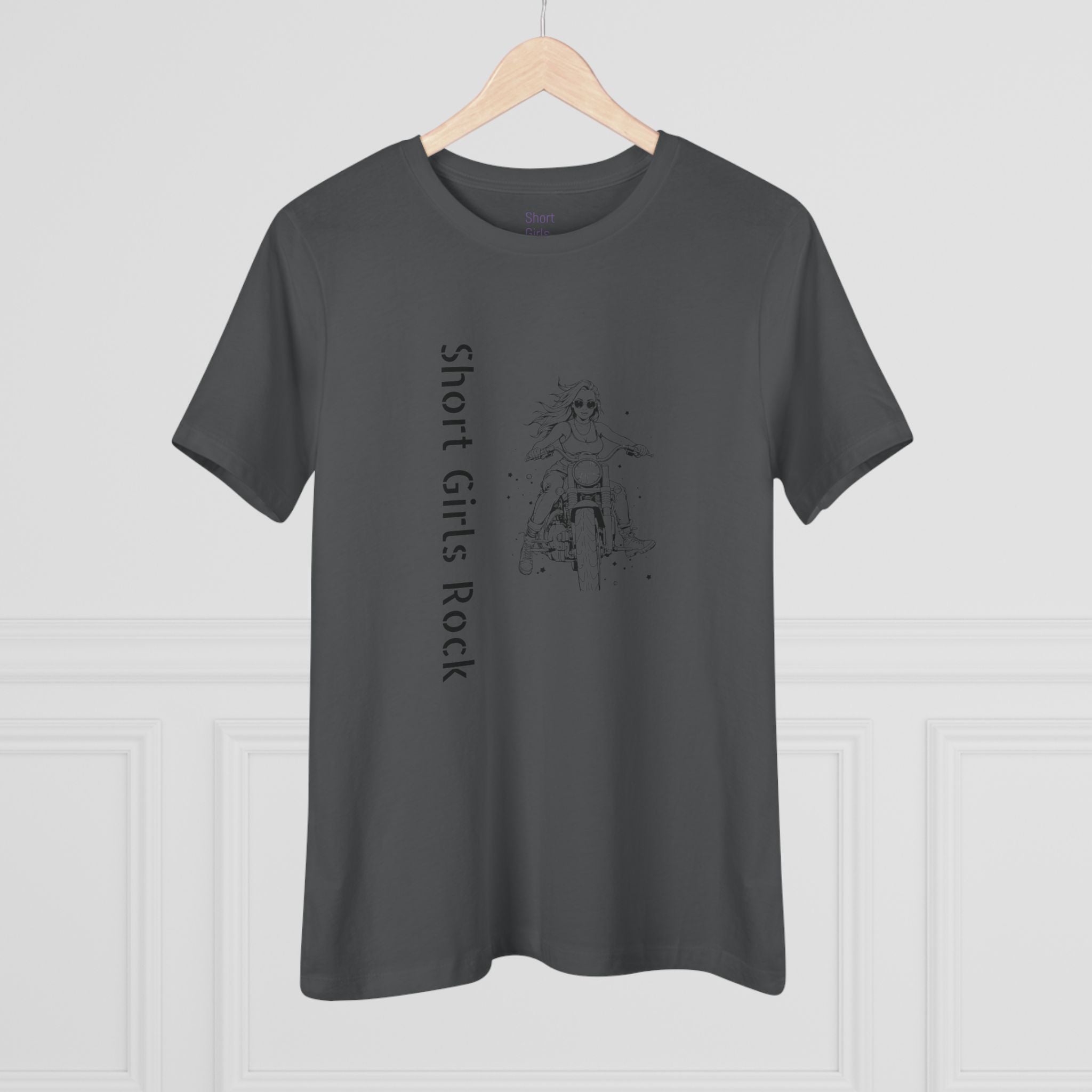 Women's Cotton Tee - Motorcycle Girl
