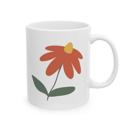 Ceramic Mug, (11 oz.). For the love of coffee beans.