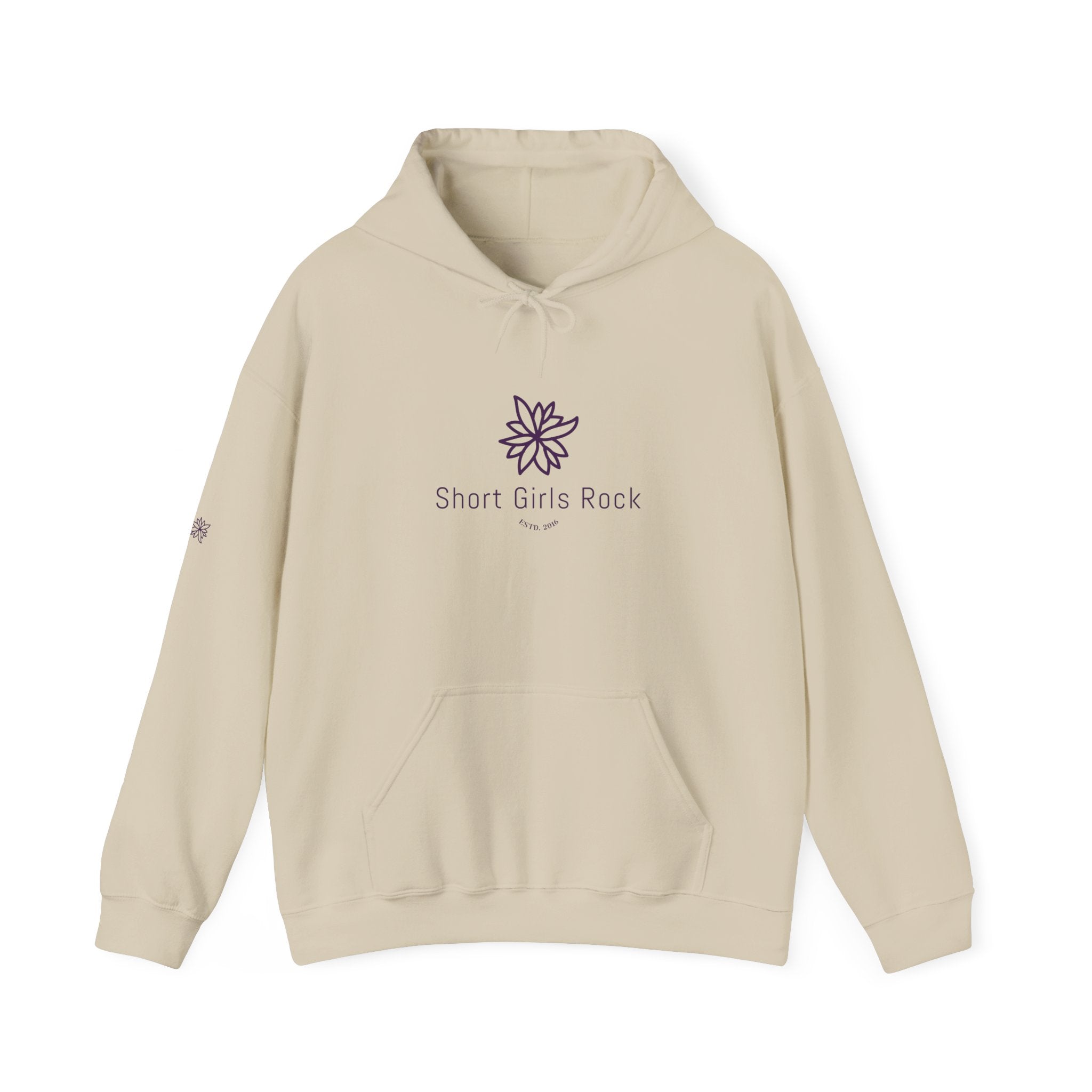 Be an Original.   Purple flower hoodie