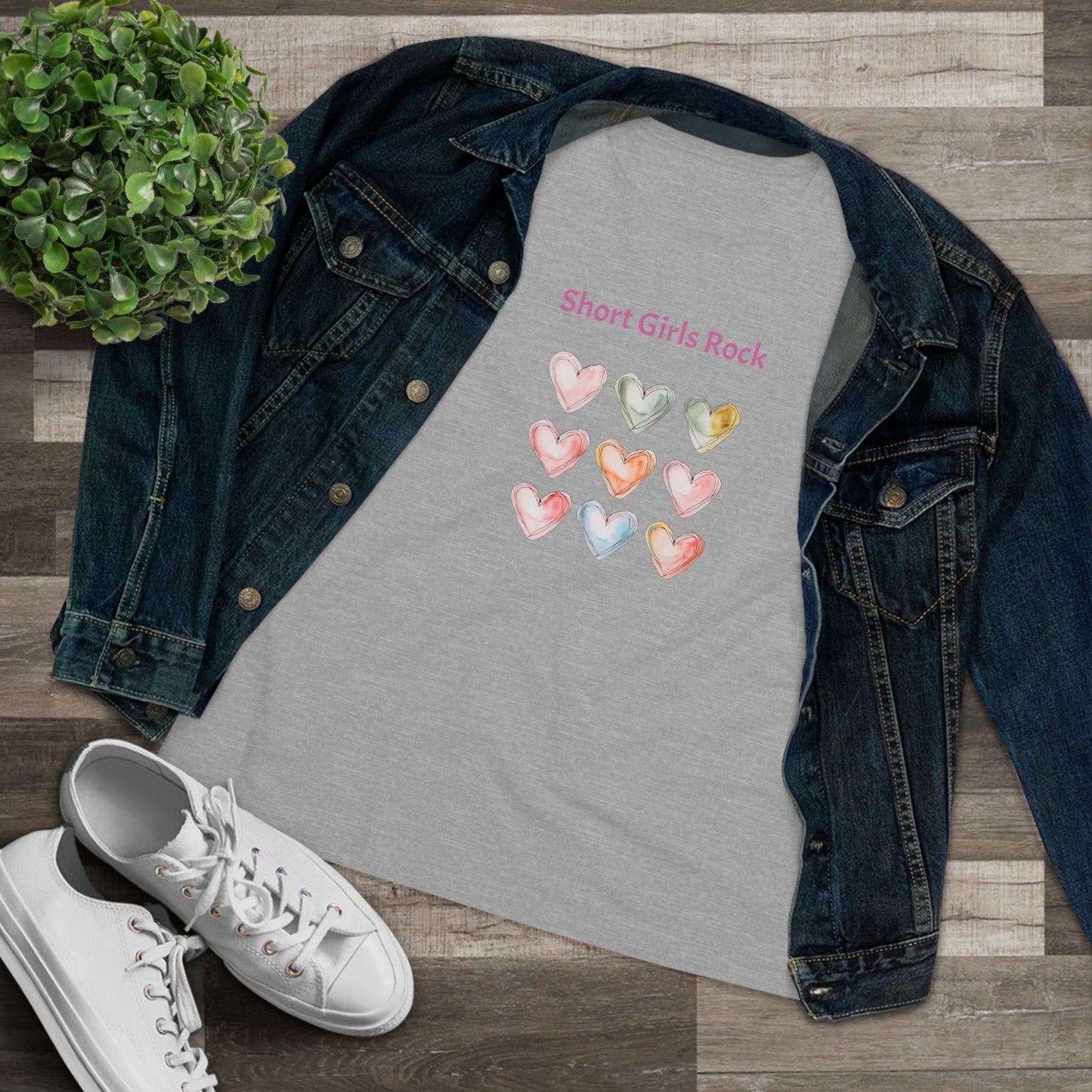 Hearts Hearts Hearts - Women's Cotton Tee