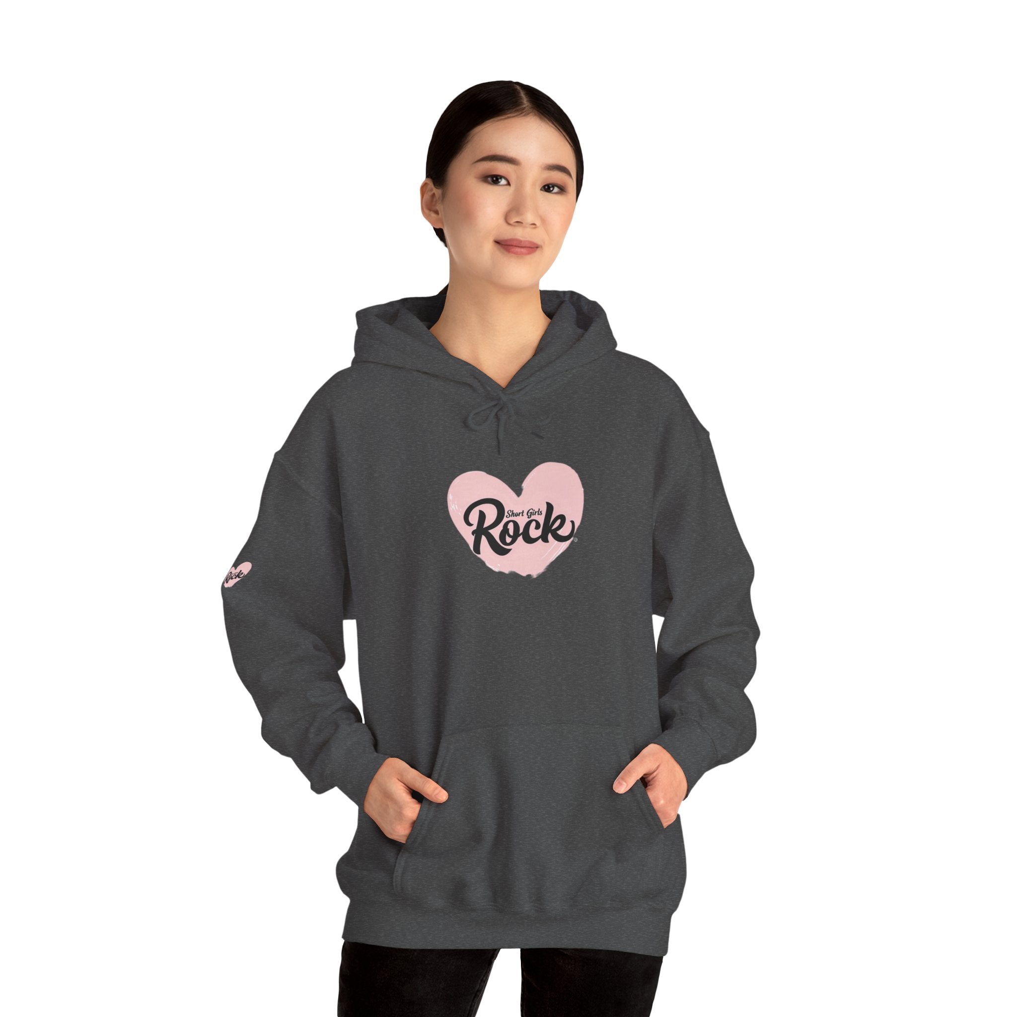 Pink Heart Unisex Fit Hoodie