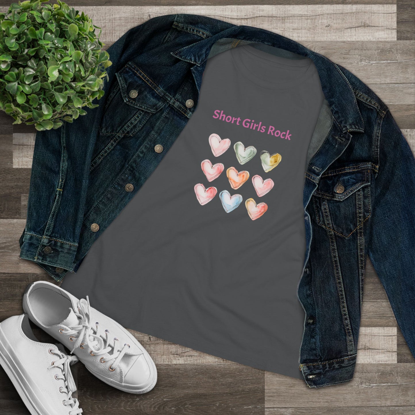 Hearts Hearts Hearts - Women's Cotton Tee