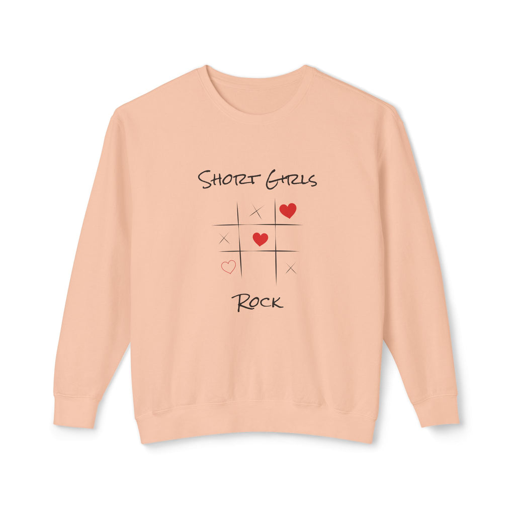 Heart Tic Tac Toe Sweatshirt — Cute Love Game Crewneck