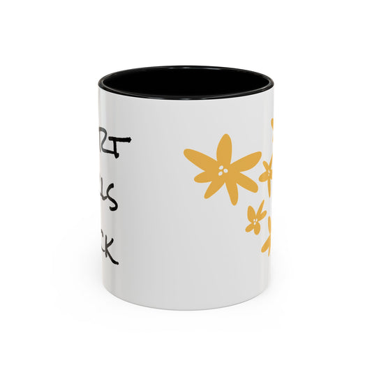 Coffee Mug Yellow Flowers (11oz and 15oz)