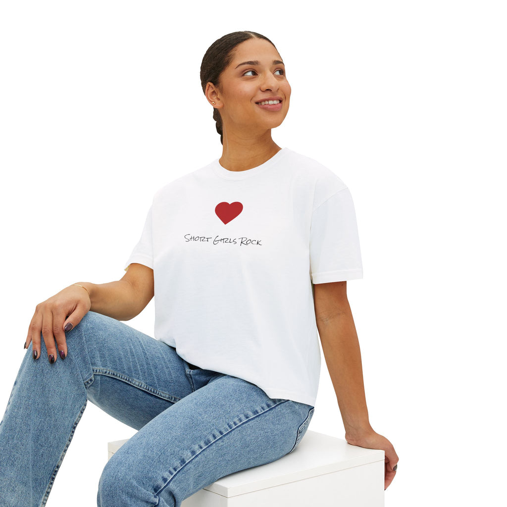 You Are My Heart Women's Boxy Tee — Romantic Valentine’s Day Casual Top