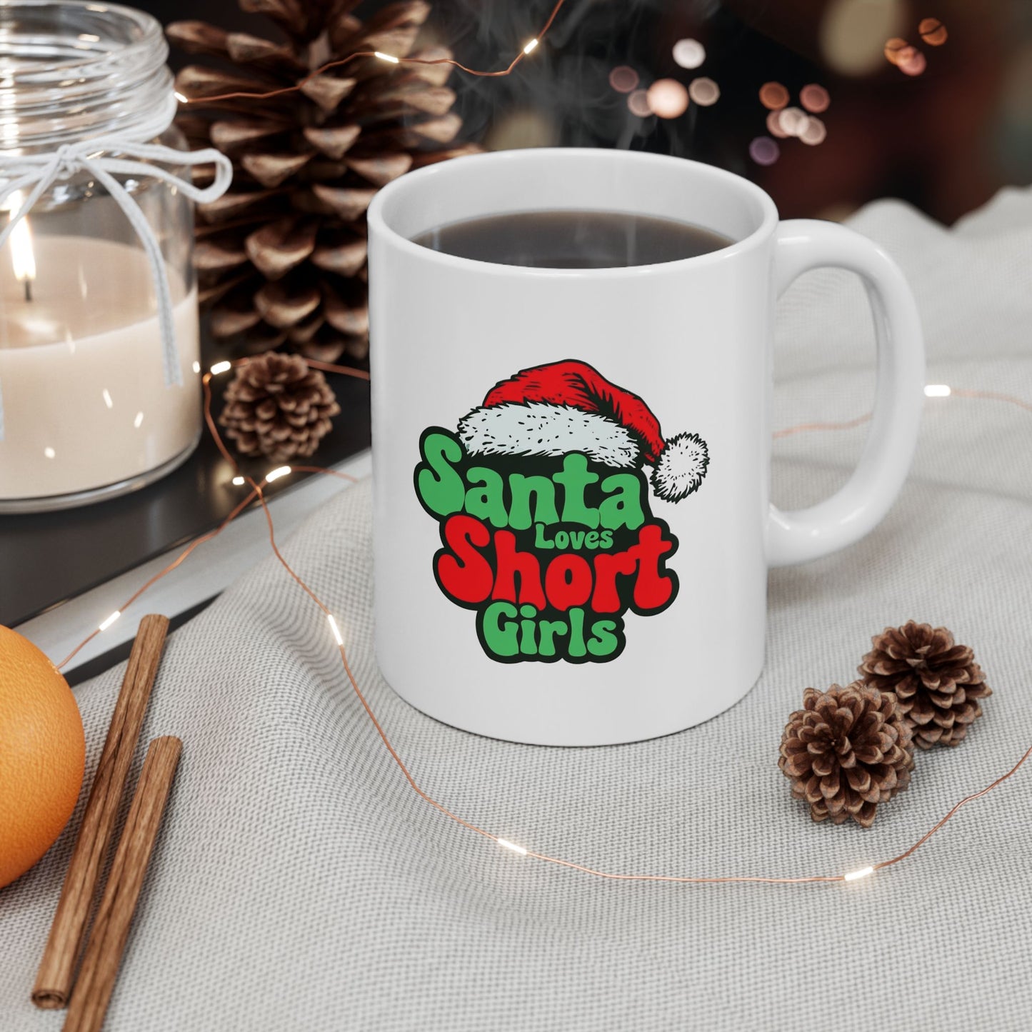 Ceramic Mug, 11 oz. Holiday mug.