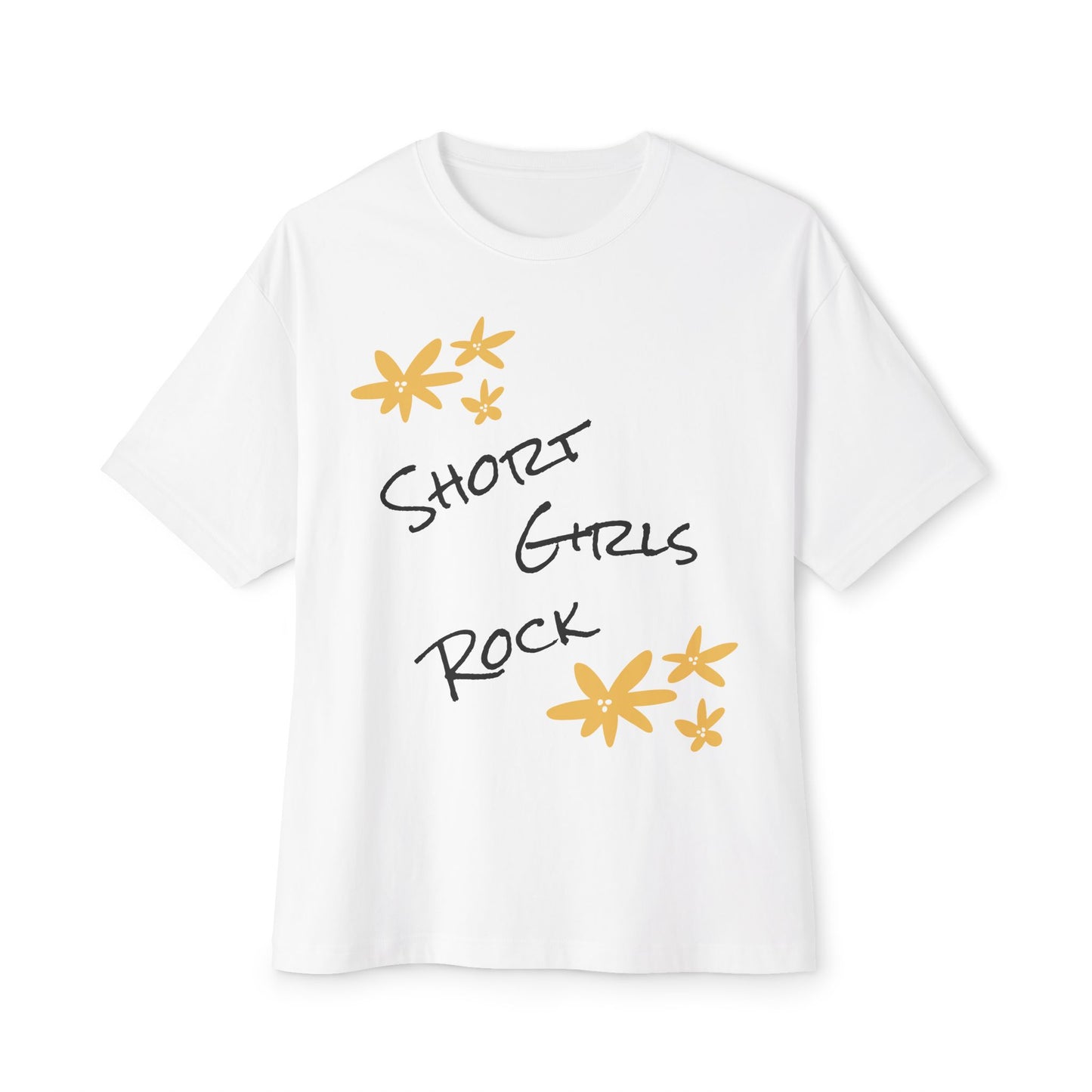 Oversized Tee Yellow Flower