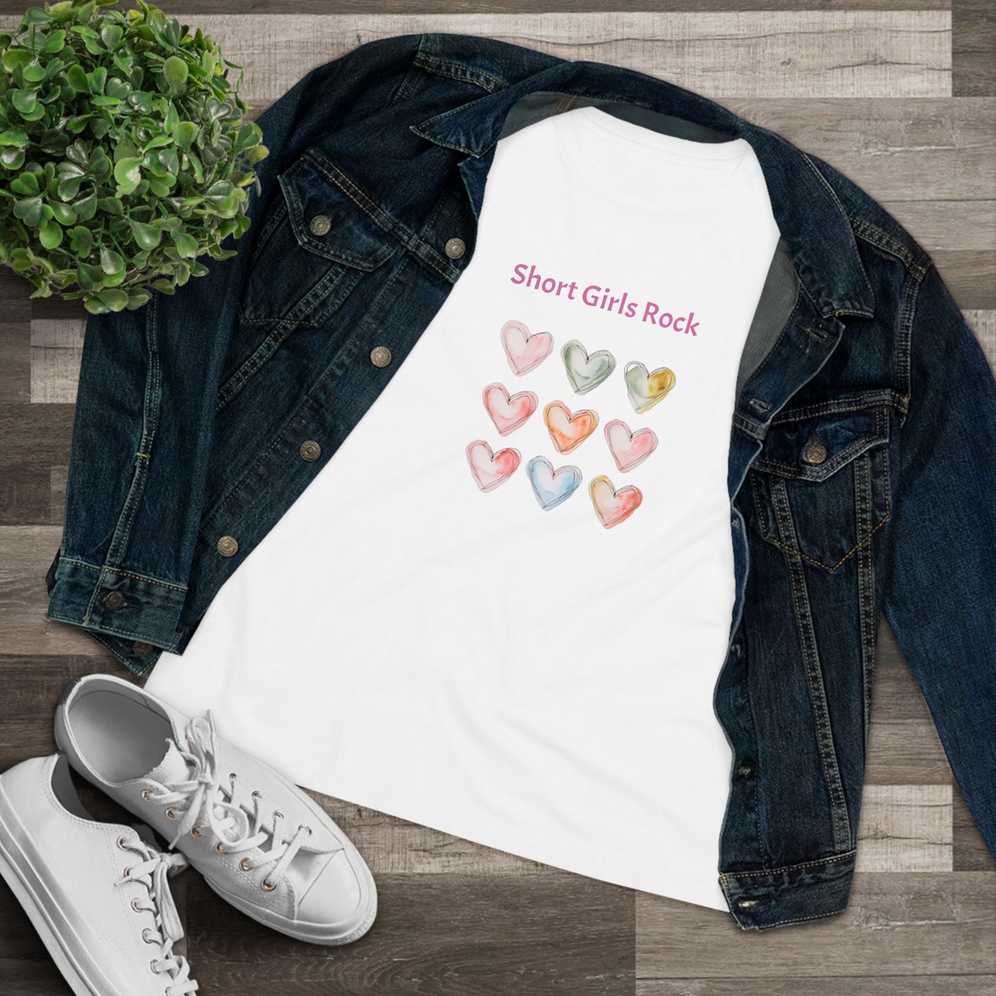 Hearts Hearts Hearts - Women's Cotton Tee