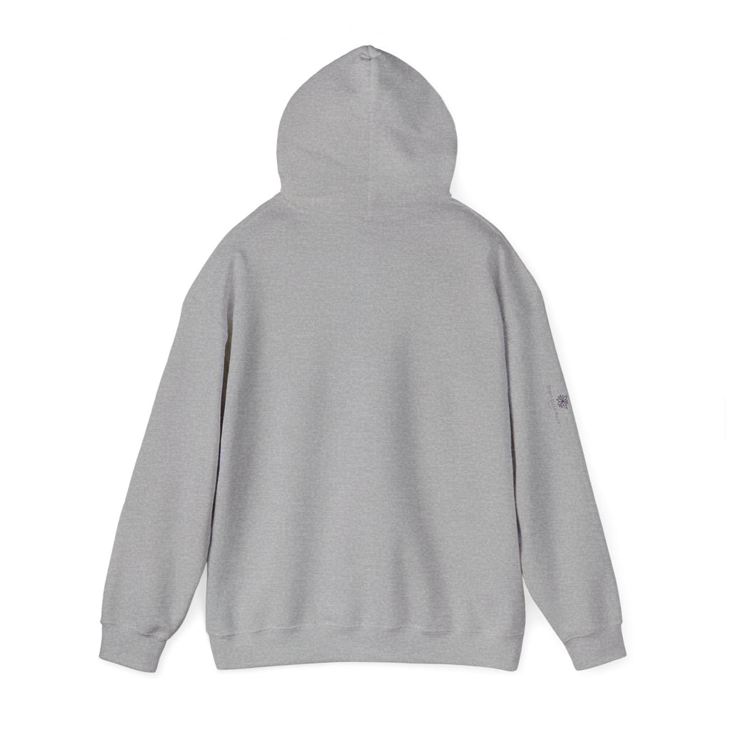 Be an Original.   Purple flower hoodie