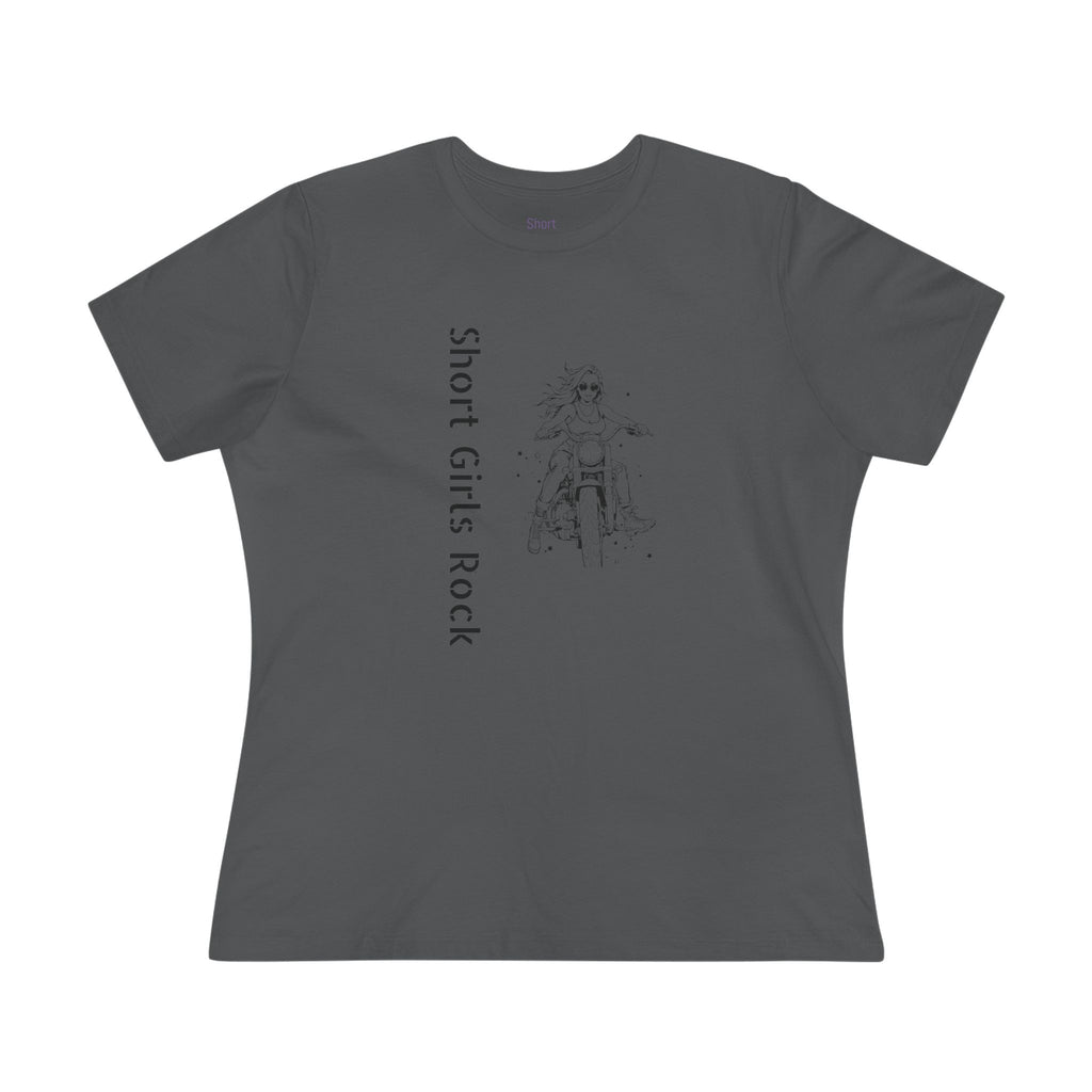 Women's Cotton Tee - Motorcycle Girl