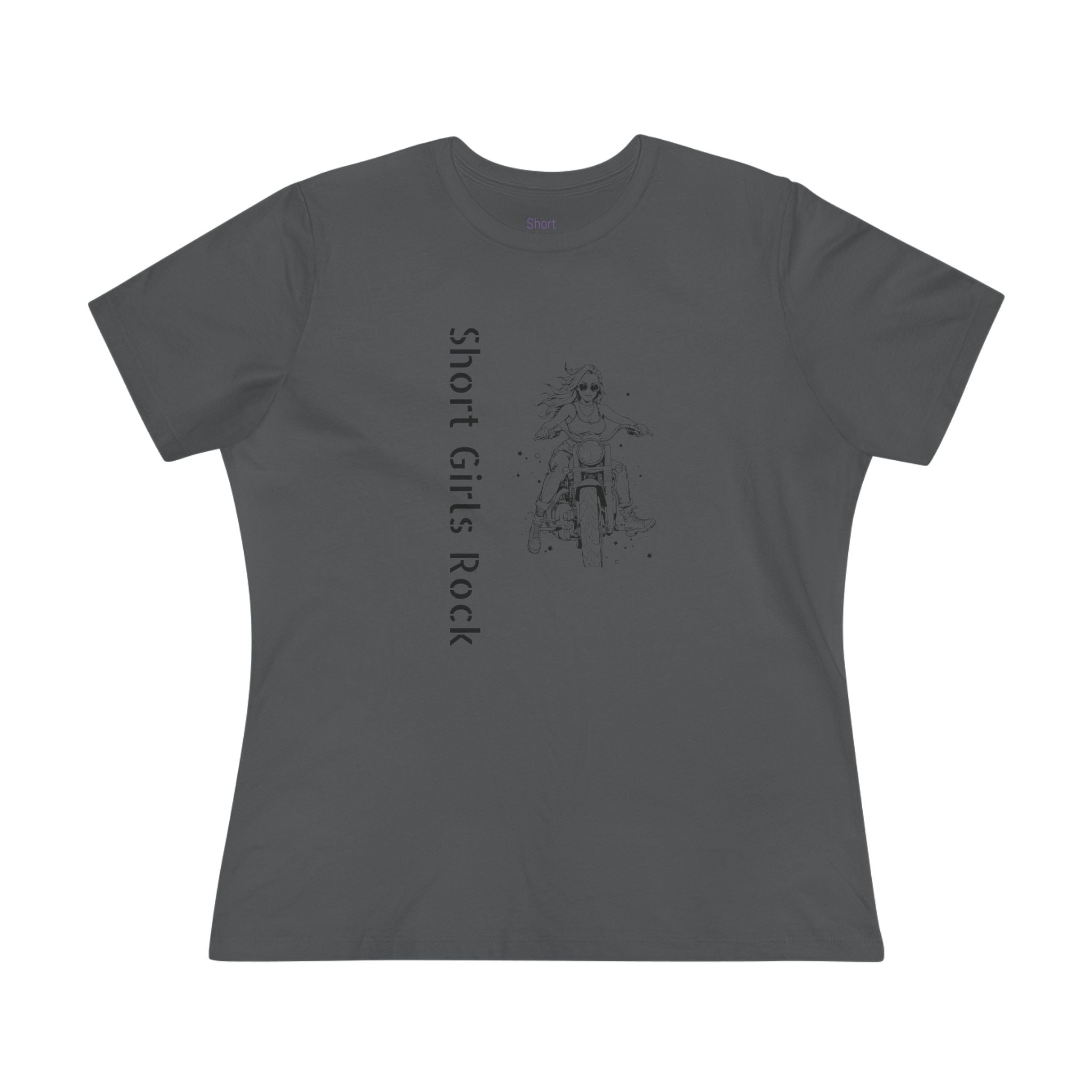 Women's Cotton Tee - Motorcycle Girl