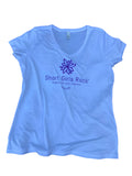 White Short Sleeve T-shirt, Short Girls Rock